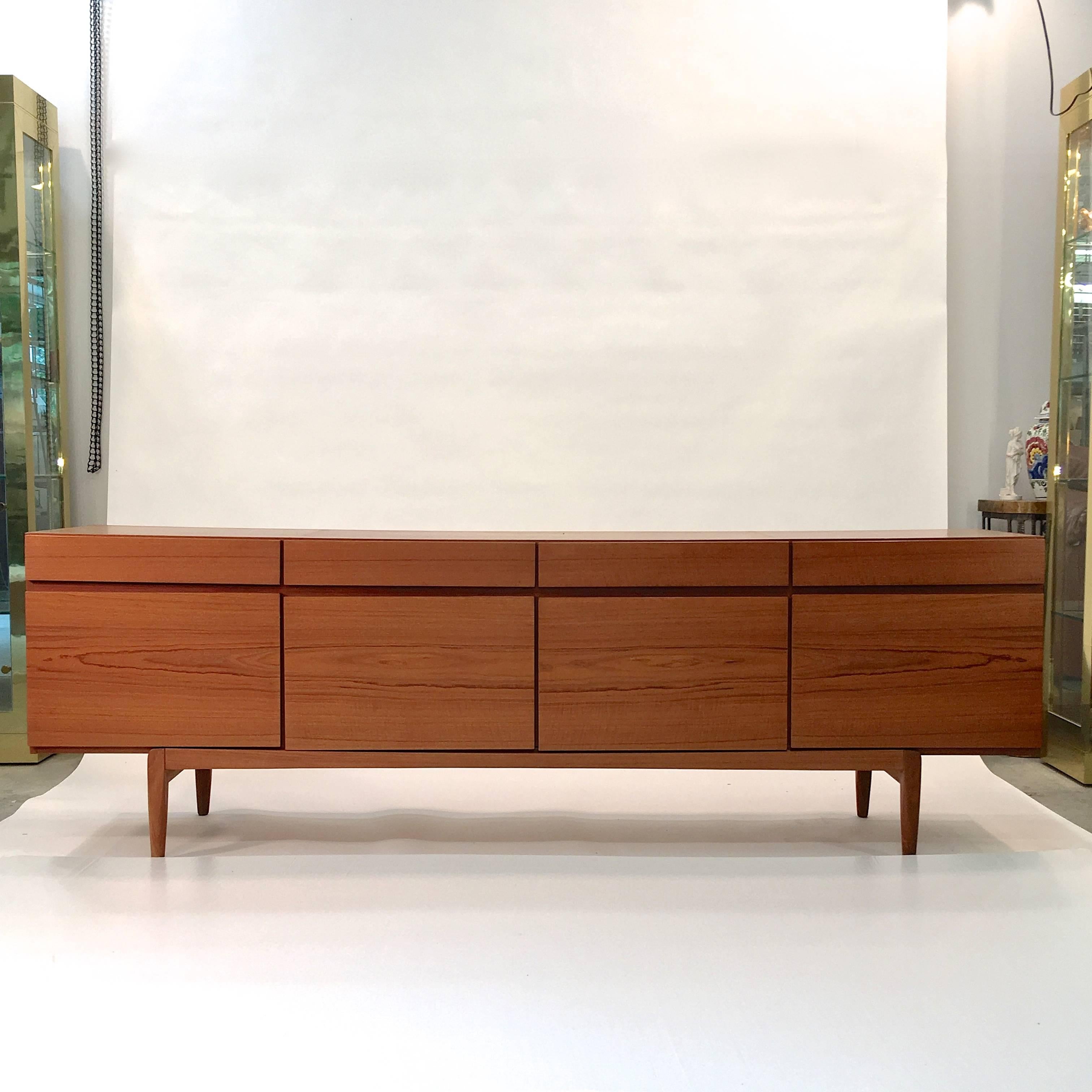 Ib Kofod-Larsen Fa-66 Teak Sideboard by Faarup with Lovig Hutch 10