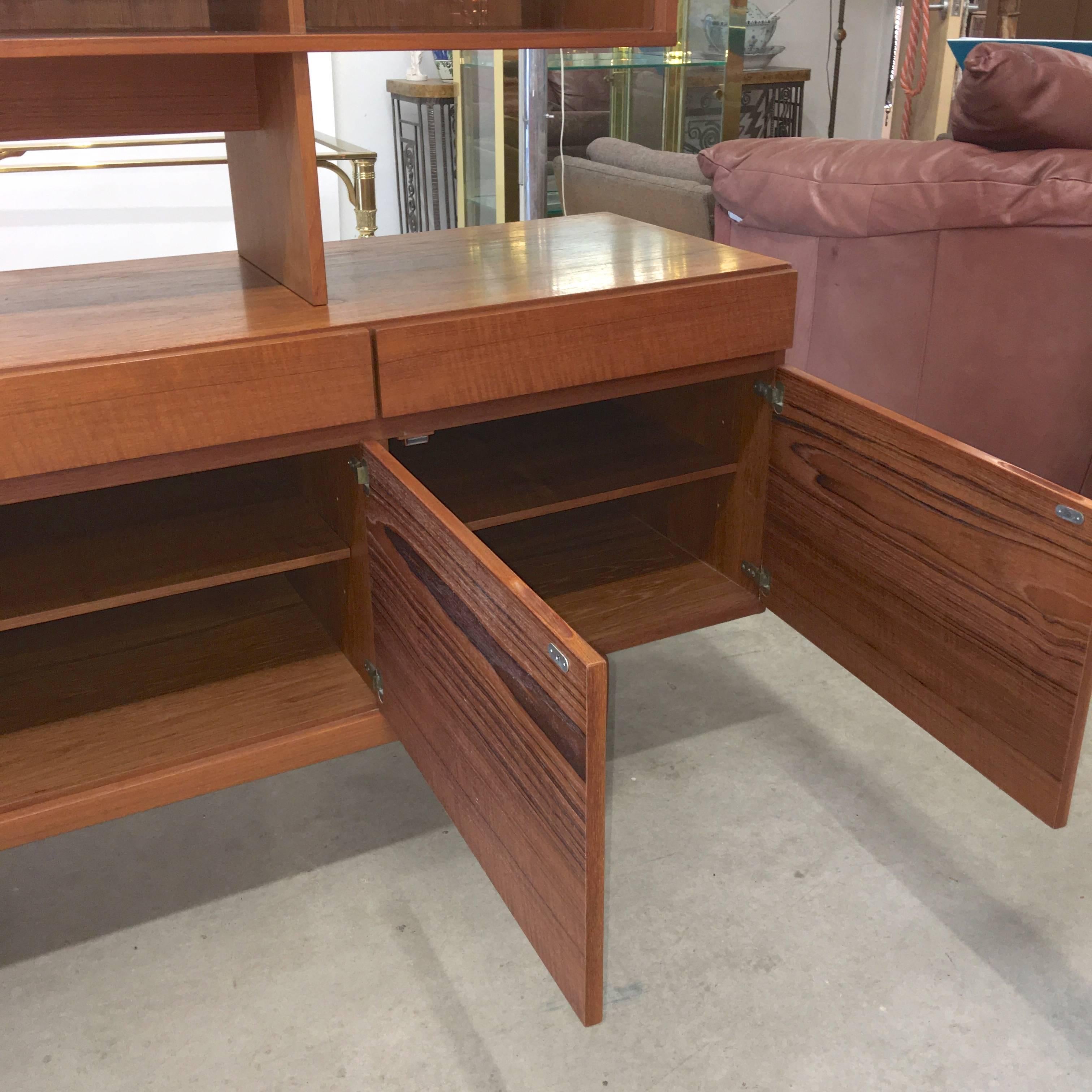 Ib Kofod-Larsen Fa-66 Teak Sideboard by Faarup with Lovig Hutch 2