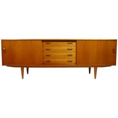 IB Kofod-Larsen for Clausen and Son Danish Modern Credenza in Teak