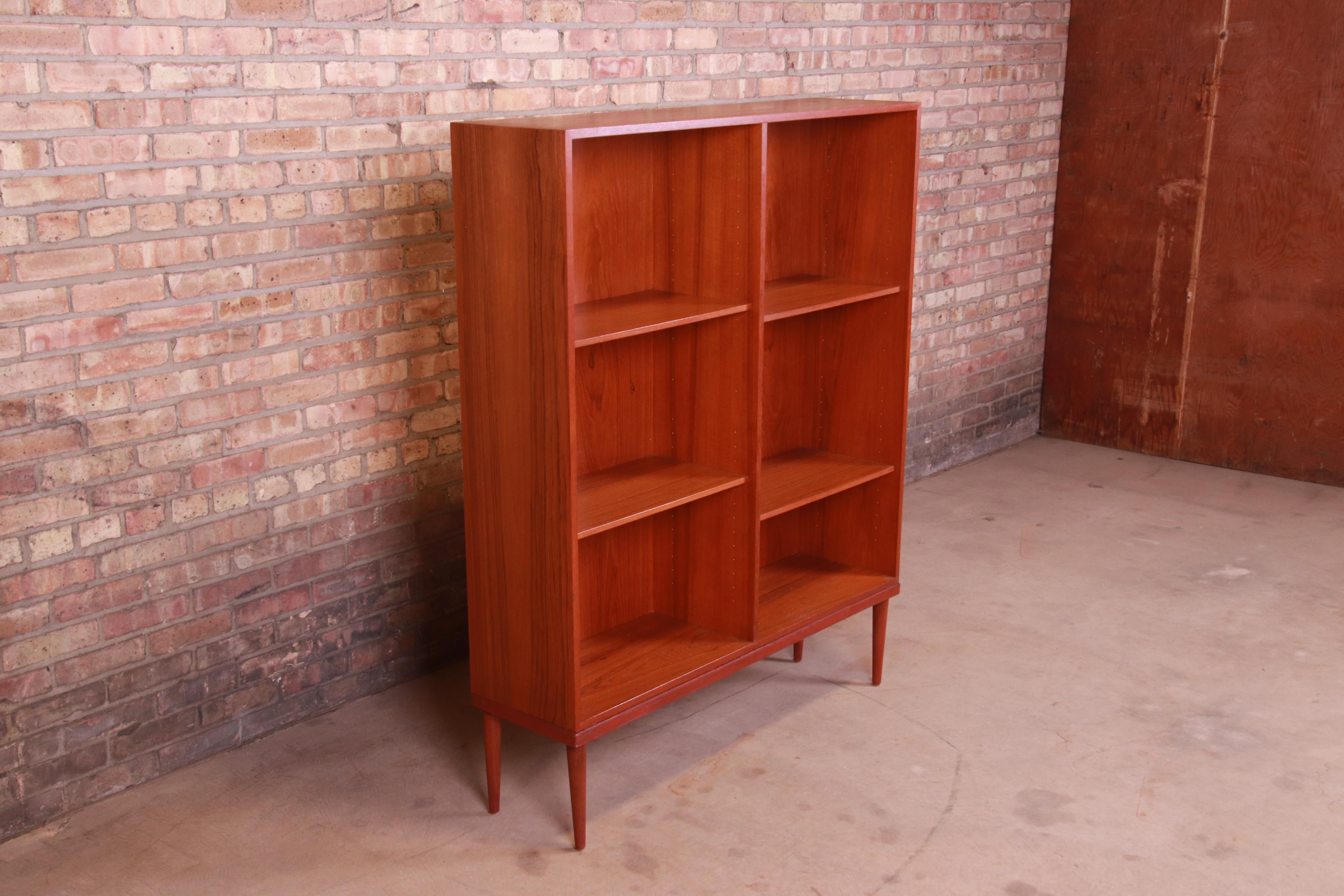 Ib Kofod-Larsen for Faarup Danish Modern Teak Bookcase, 1960s In Good Condition In South Bend, IN