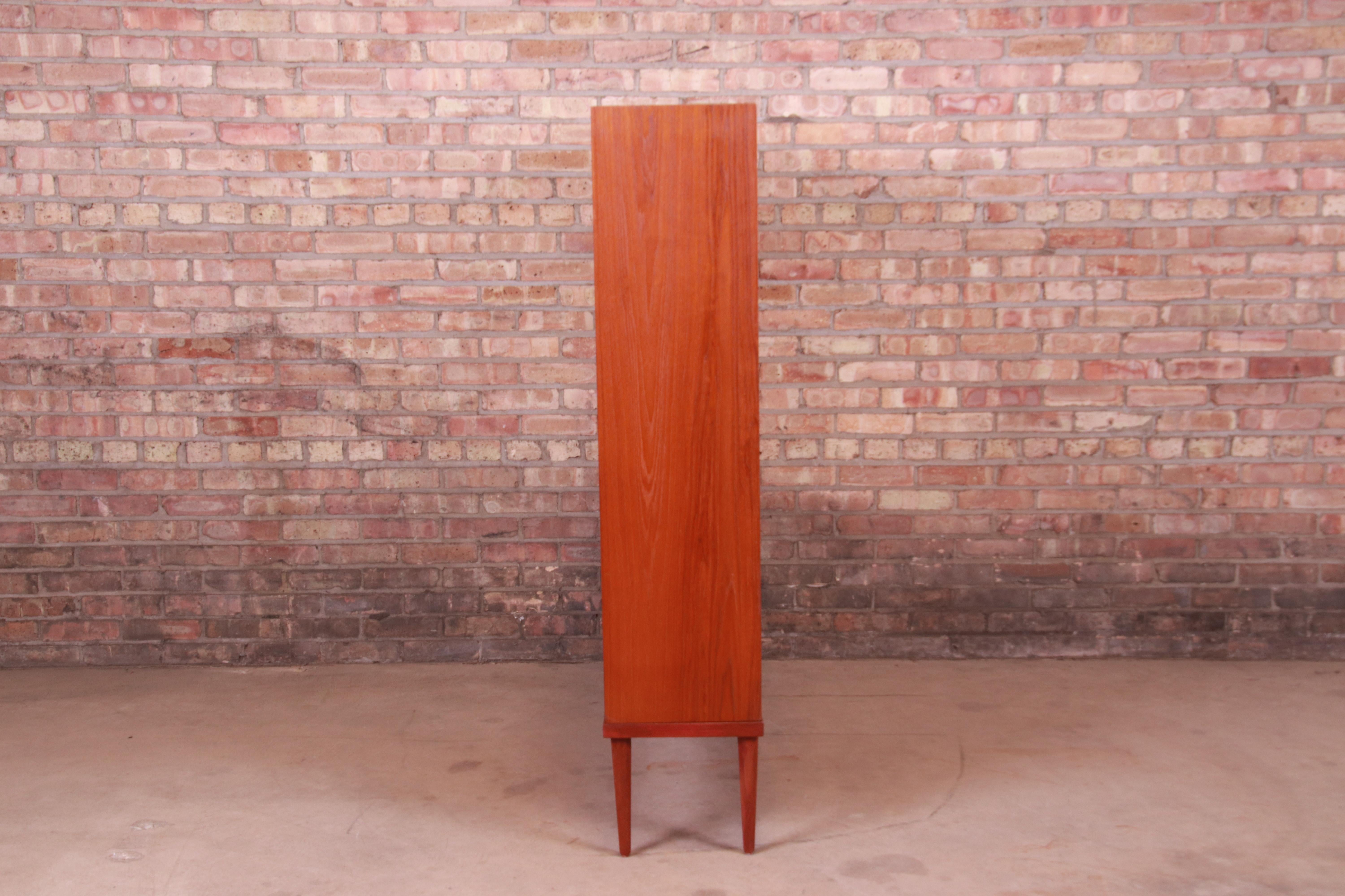 Ib Kofod-Larsen for Faarup Danish Modern Teak Bookcase, 1960s 2