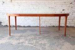 Ib Kofod Larsen for Faarup Danish Modern Teak Extension Dining Table