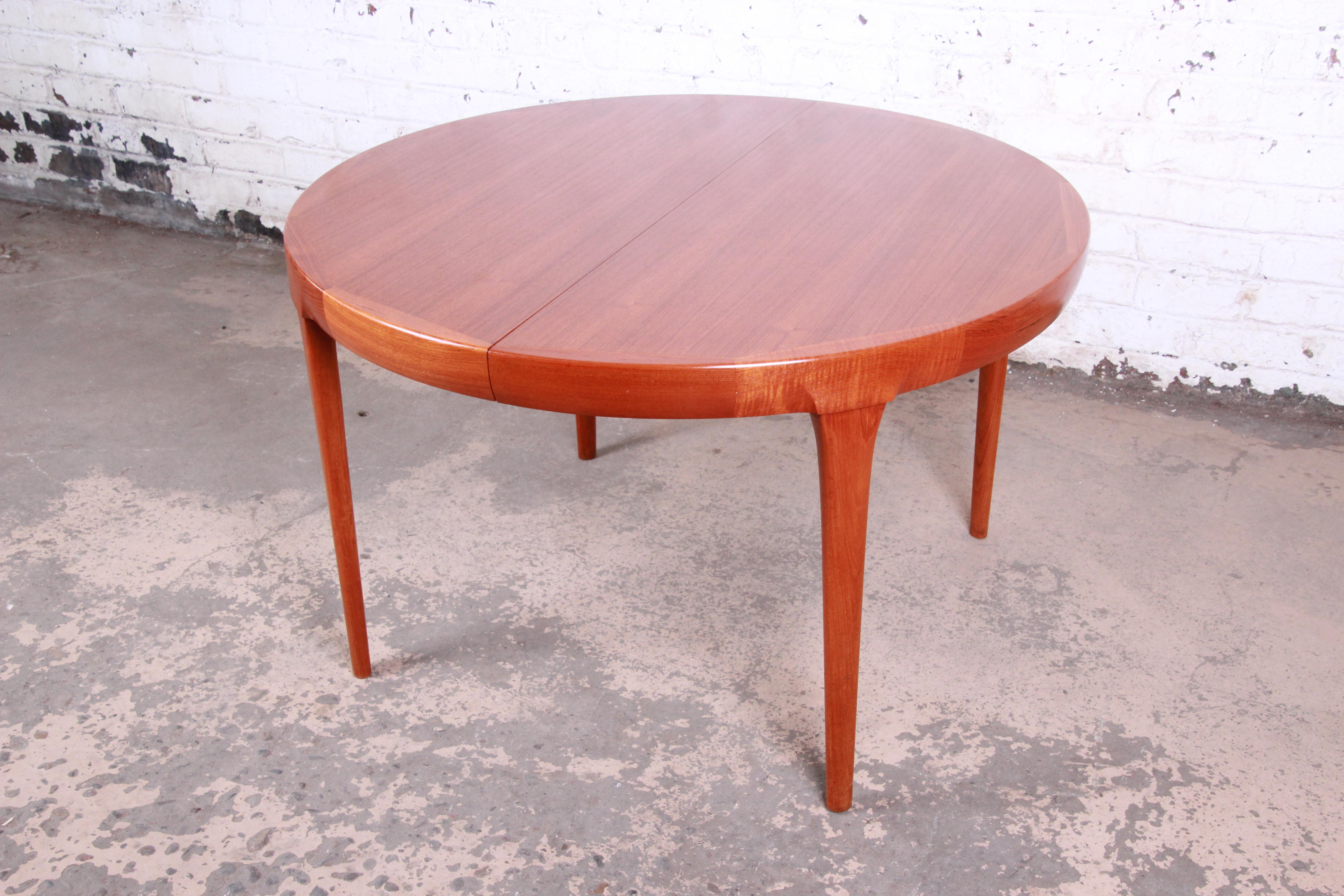 Ib Kofod-Larsen for Faarup Danish Modern Teak Extension Dining Table 4