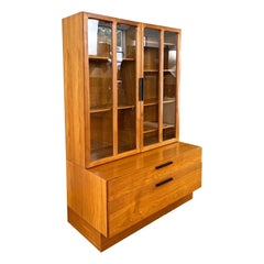 Ib Kofod-Larsen for Faarup Møbelfabrik Danish Teak Wall Unit, c. 1970