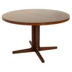 Ib Kofod Larsen for Faarup Mobelfabrik MCMrosewood Dining Table with 2 Leaves