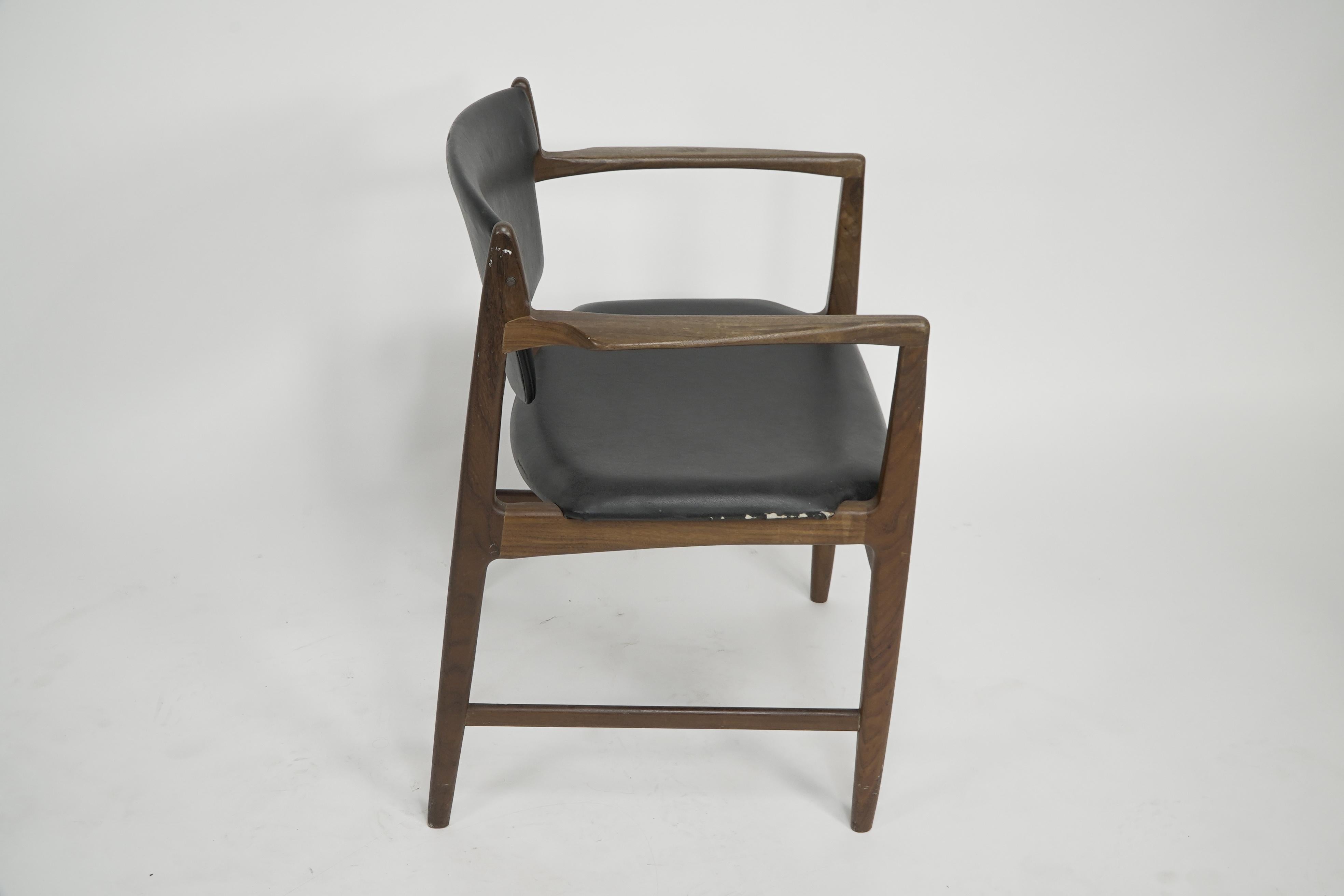 Mid-Century Modern Ib Kofod Larsen for G-Plan Danish Design Range. Teak armchair with G plan stamp For Sale