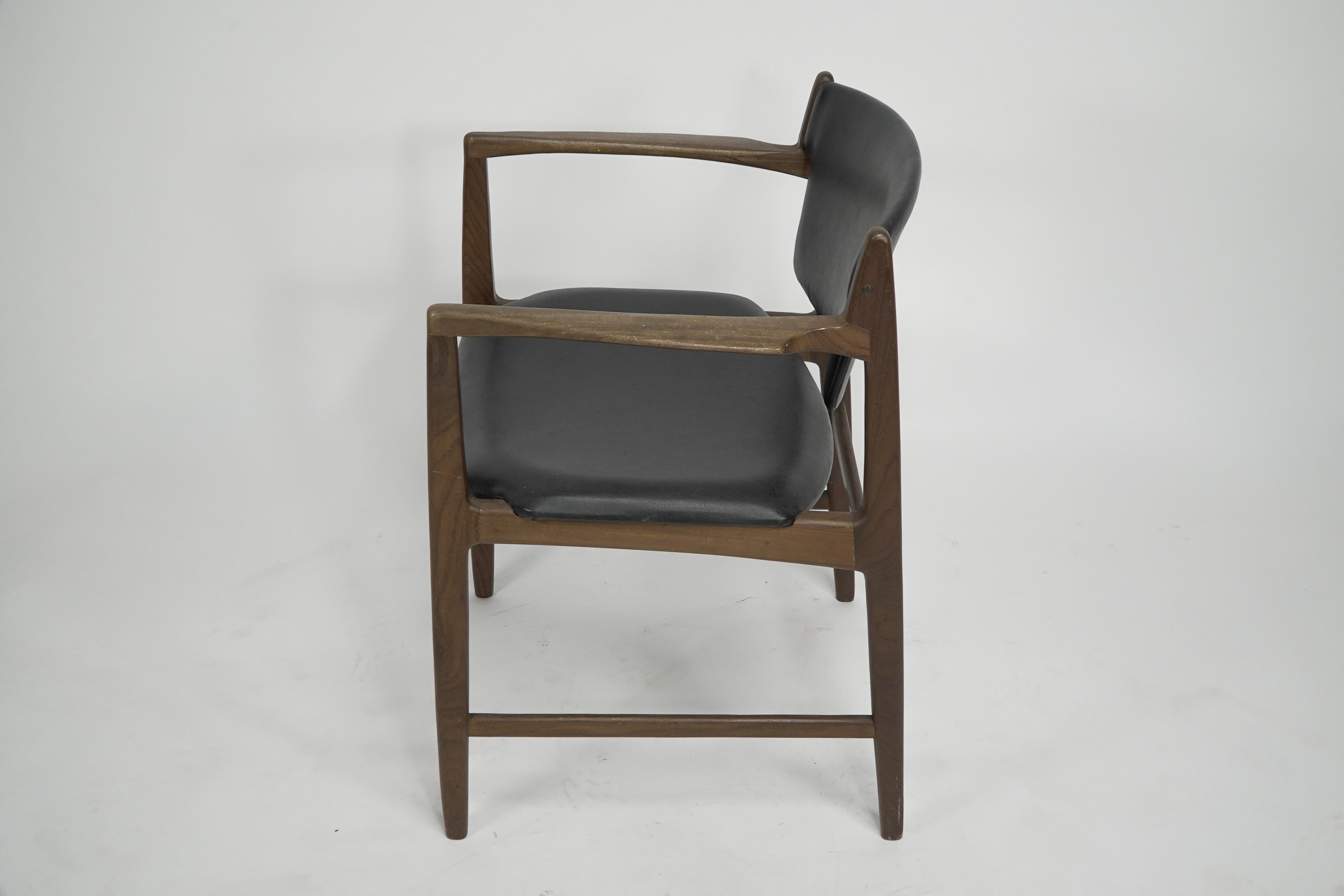 Mid-20th Century Ib Kofod Larsen for G-Plan Danish Design Range. Teak armchair with G plan stamp For Sale