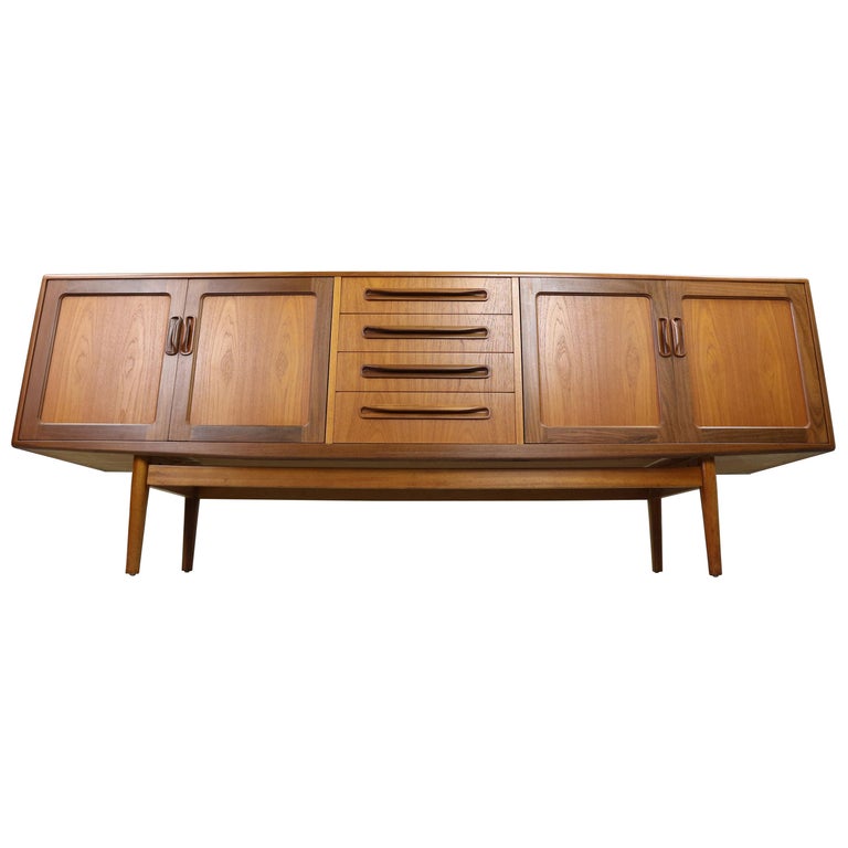 Victor Wilkins for GPlan Teak Long Credenza Sideboard at 1stDibs