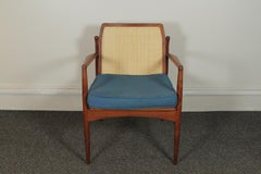 Ib Kofod-Larsen for Selig Cane Back Armchair