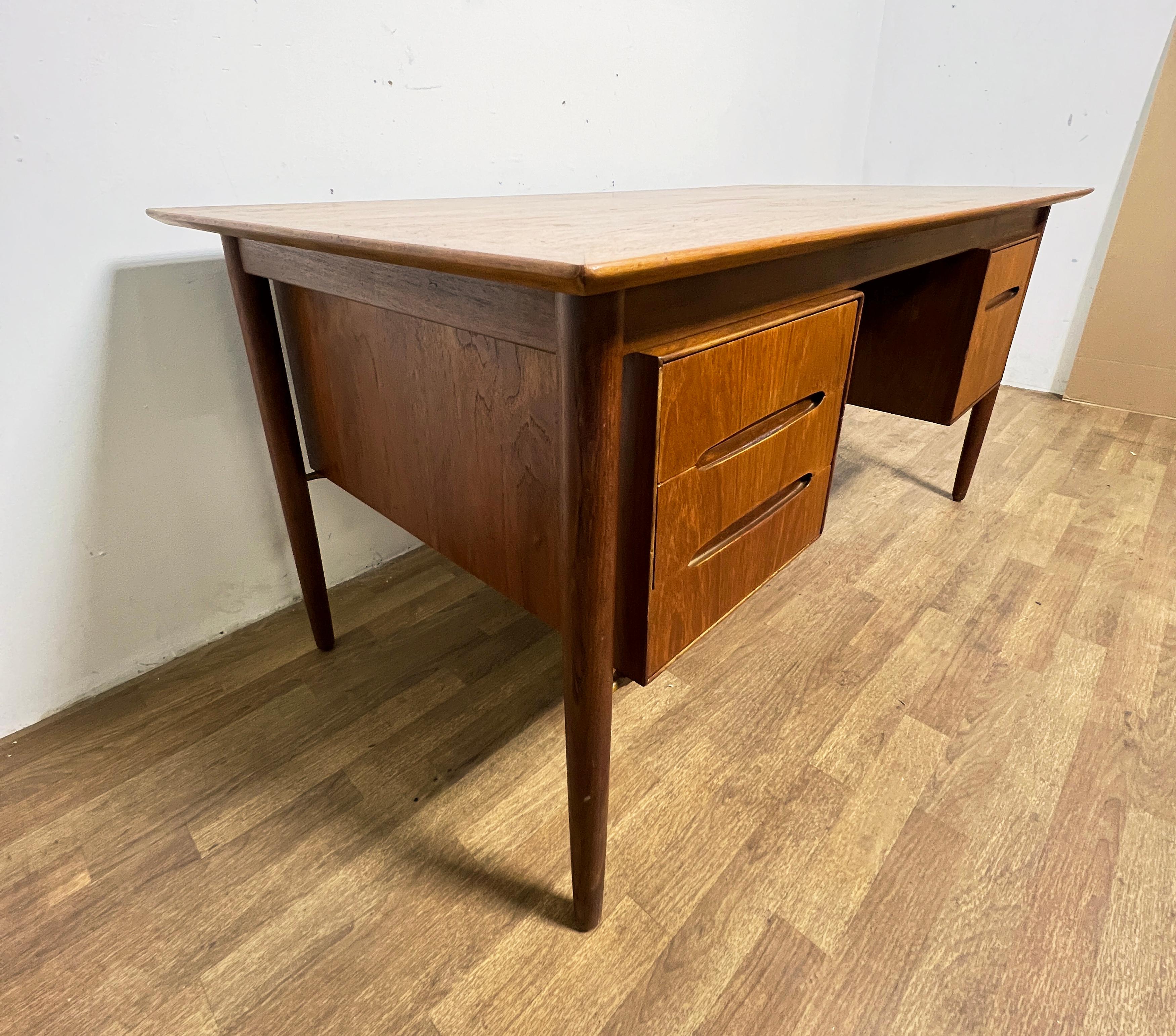 Mid-20th Century Ib Kofod-Larsen for Selig Danish Teak Desk Circa 1960s