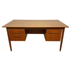 Ib Kofod-Larsen for Selig Danish Teak Desk Circa 1960s