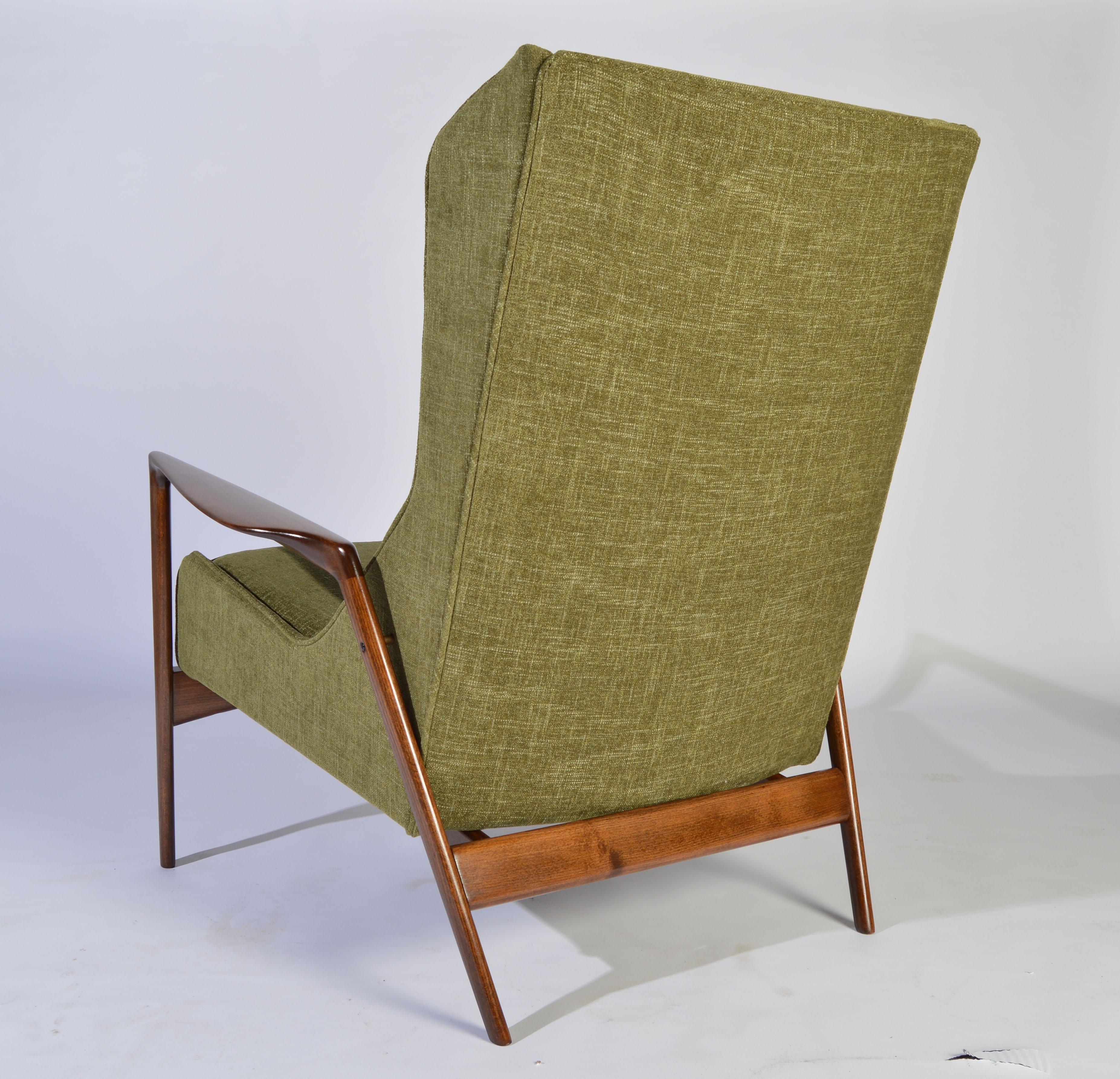 Danish IB Kofod-Larsen for Selig Wingback Lounge Chair