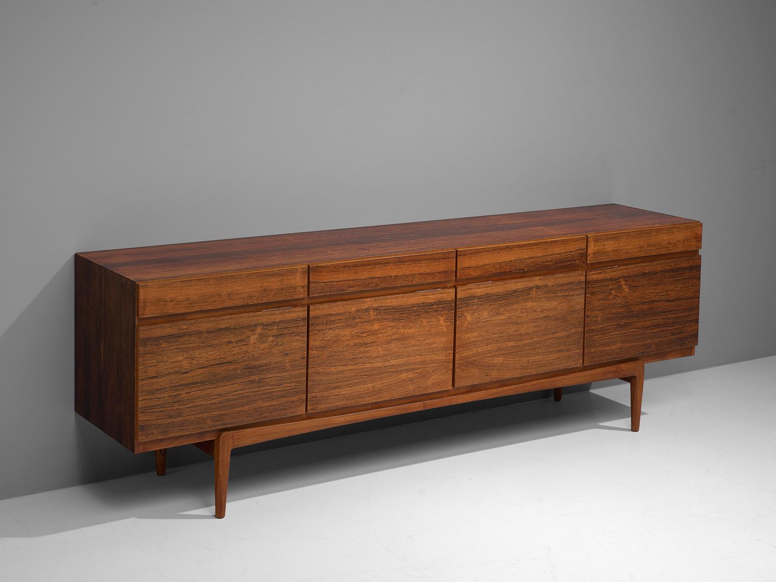 Danish Ib Kofod-Larsen Four-Doors Sideboard in Rosewood, 1960s