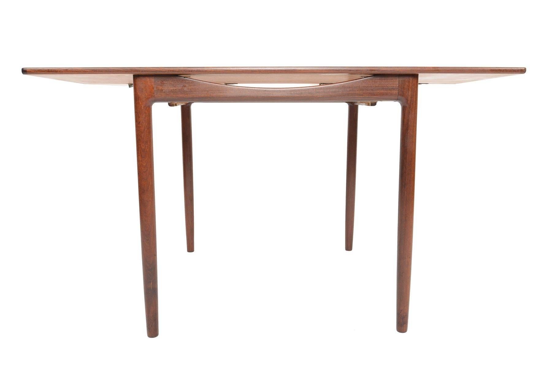 Scandinavian Modern Ib Kofod Larsen G Plan Danish Range Drop-Leaf Dining Table