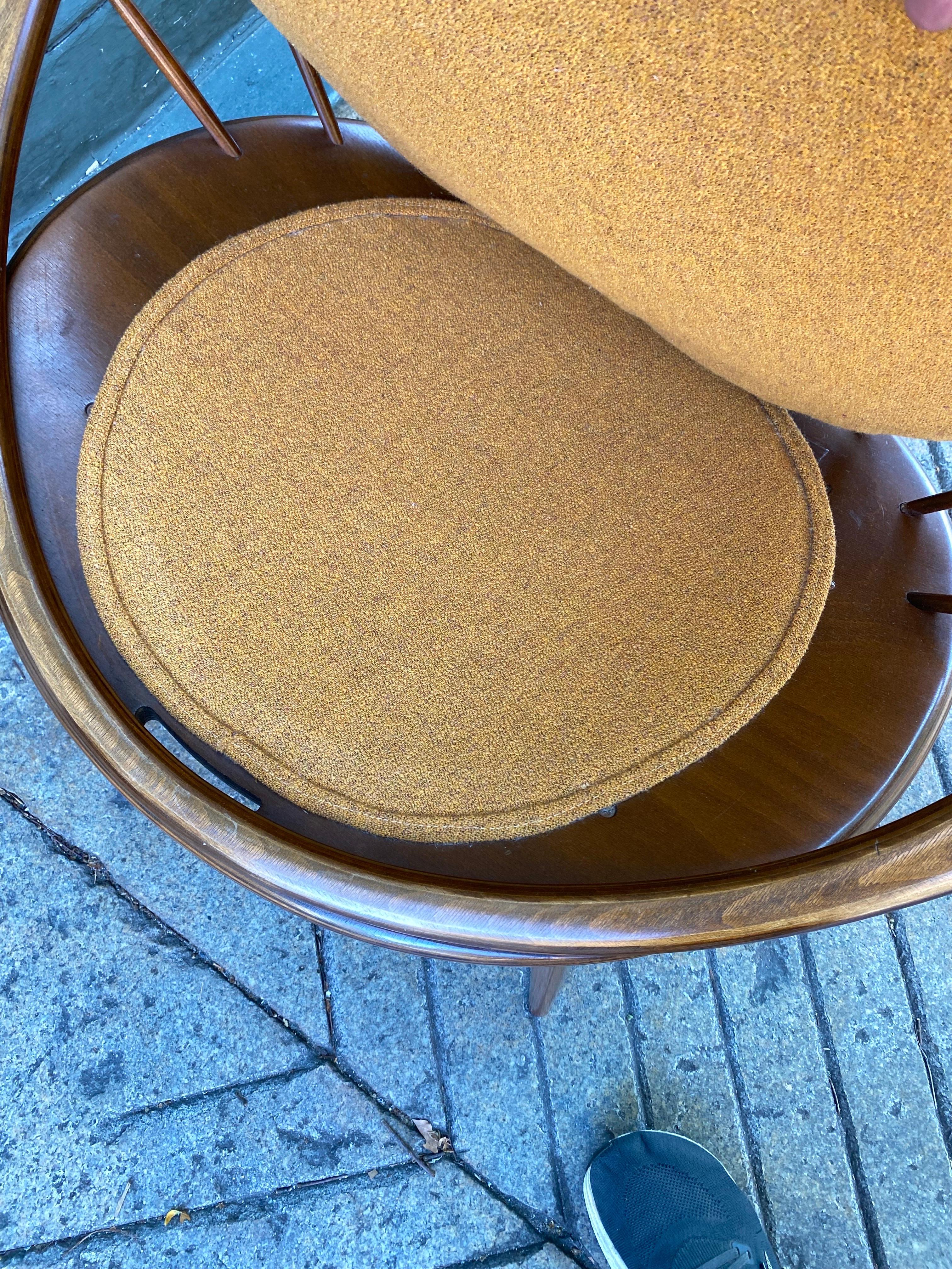 Upholstery Ib Kofod Larsen Hoop Chair for Selig