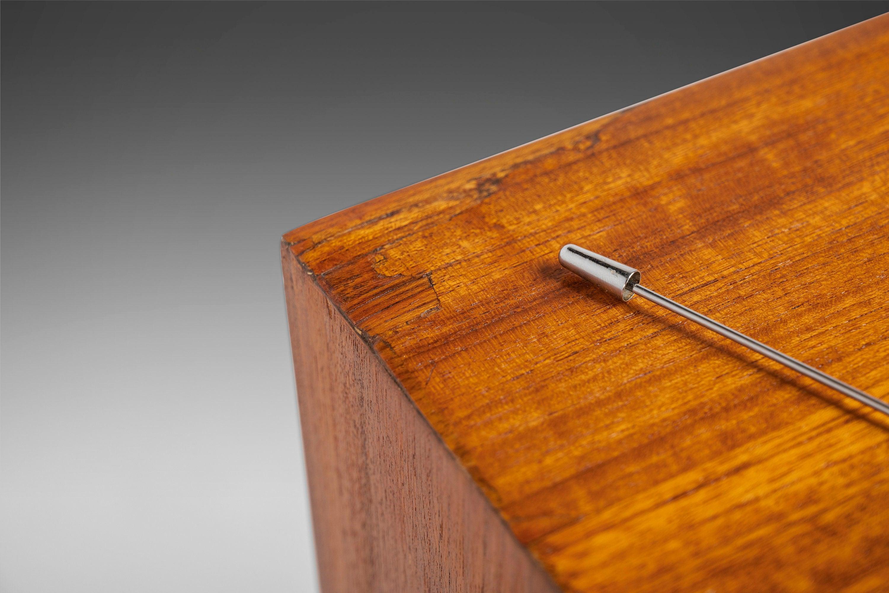 Ib Kofod Larsen Long 8 Drawer Dresser in Teak for J. Clausen & Son Brande 2