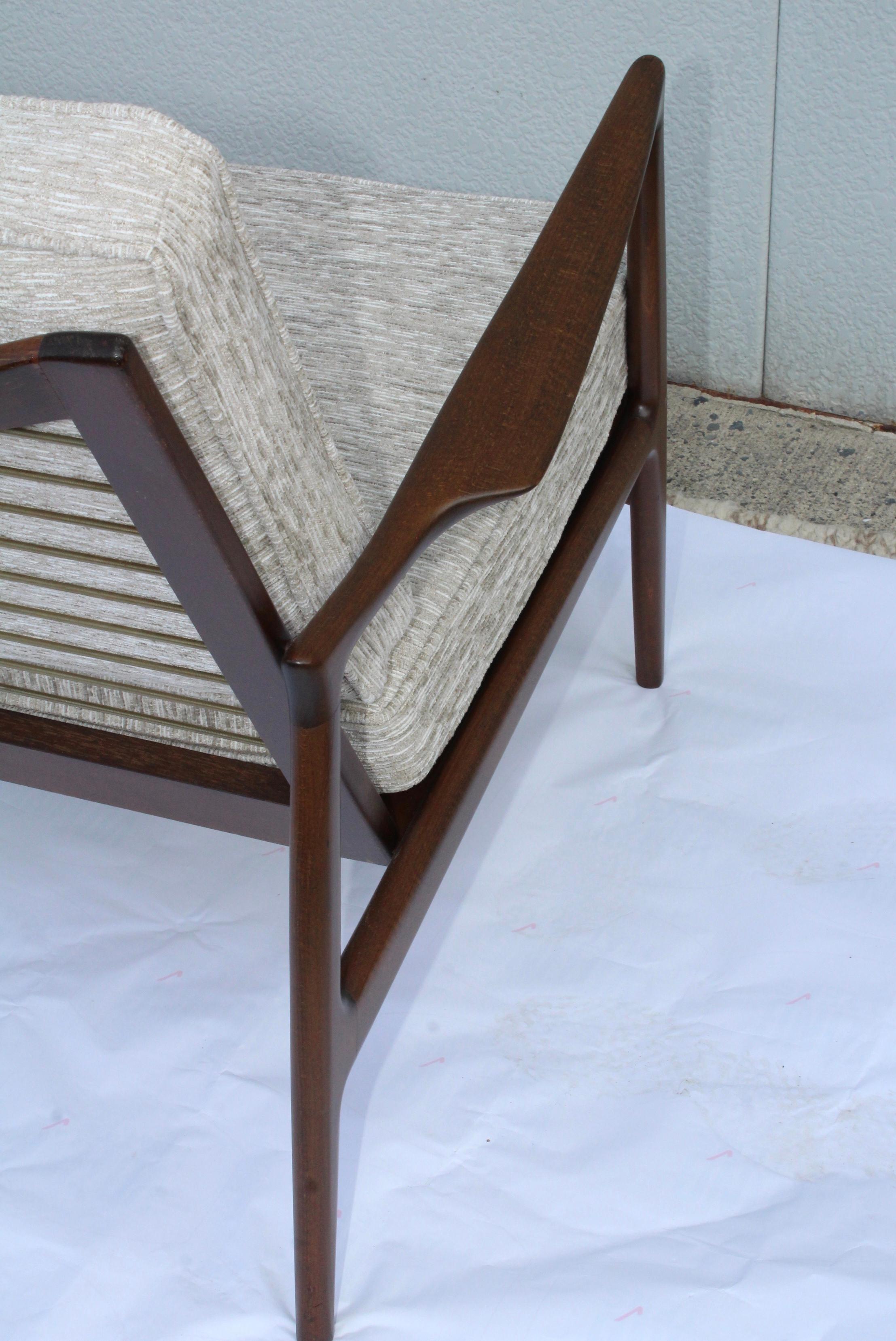 Upholstery IB Kofod-Larsen Lounge Armchair