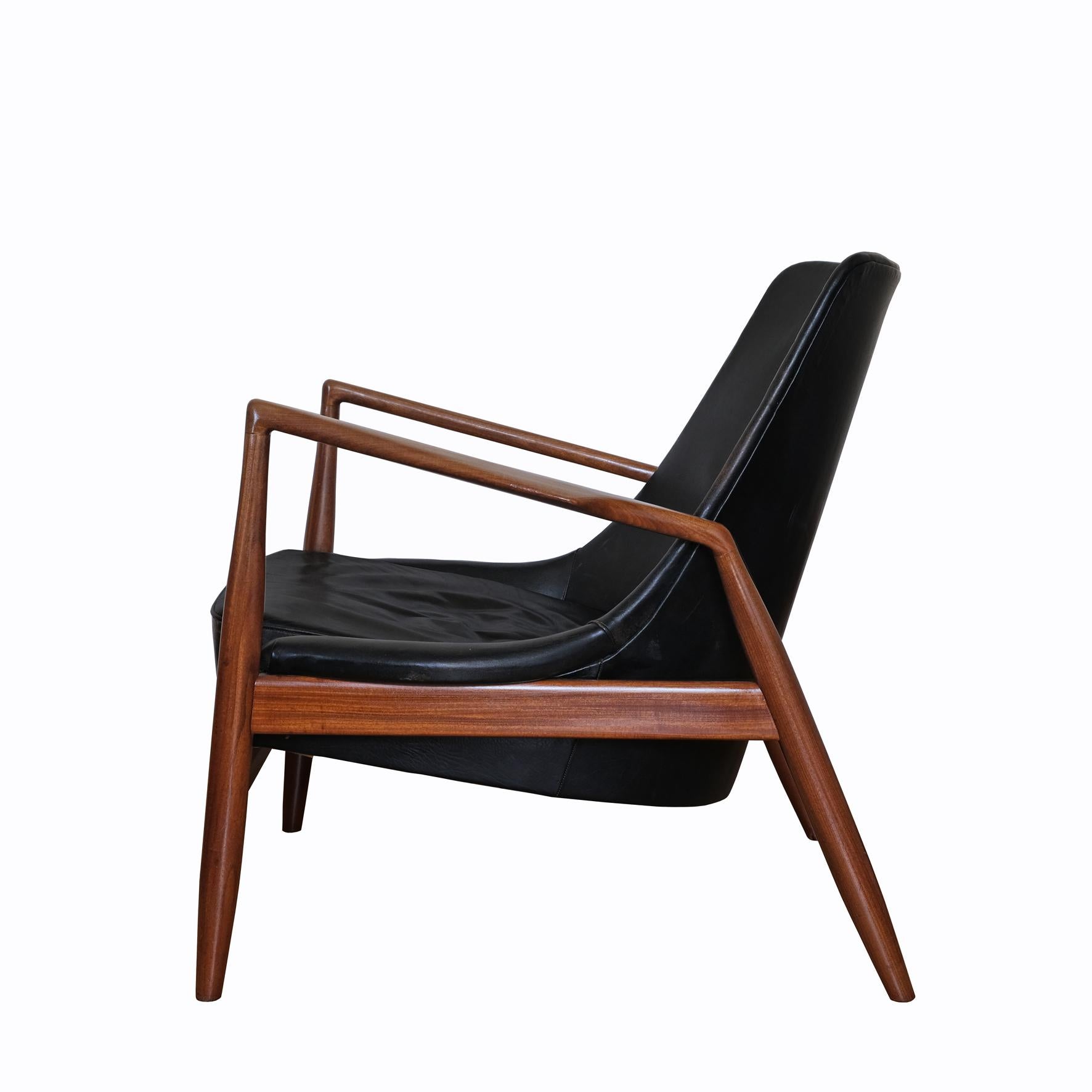 Scandinavian Modern Ib Kofod-Larsen, Lounge Armchair 