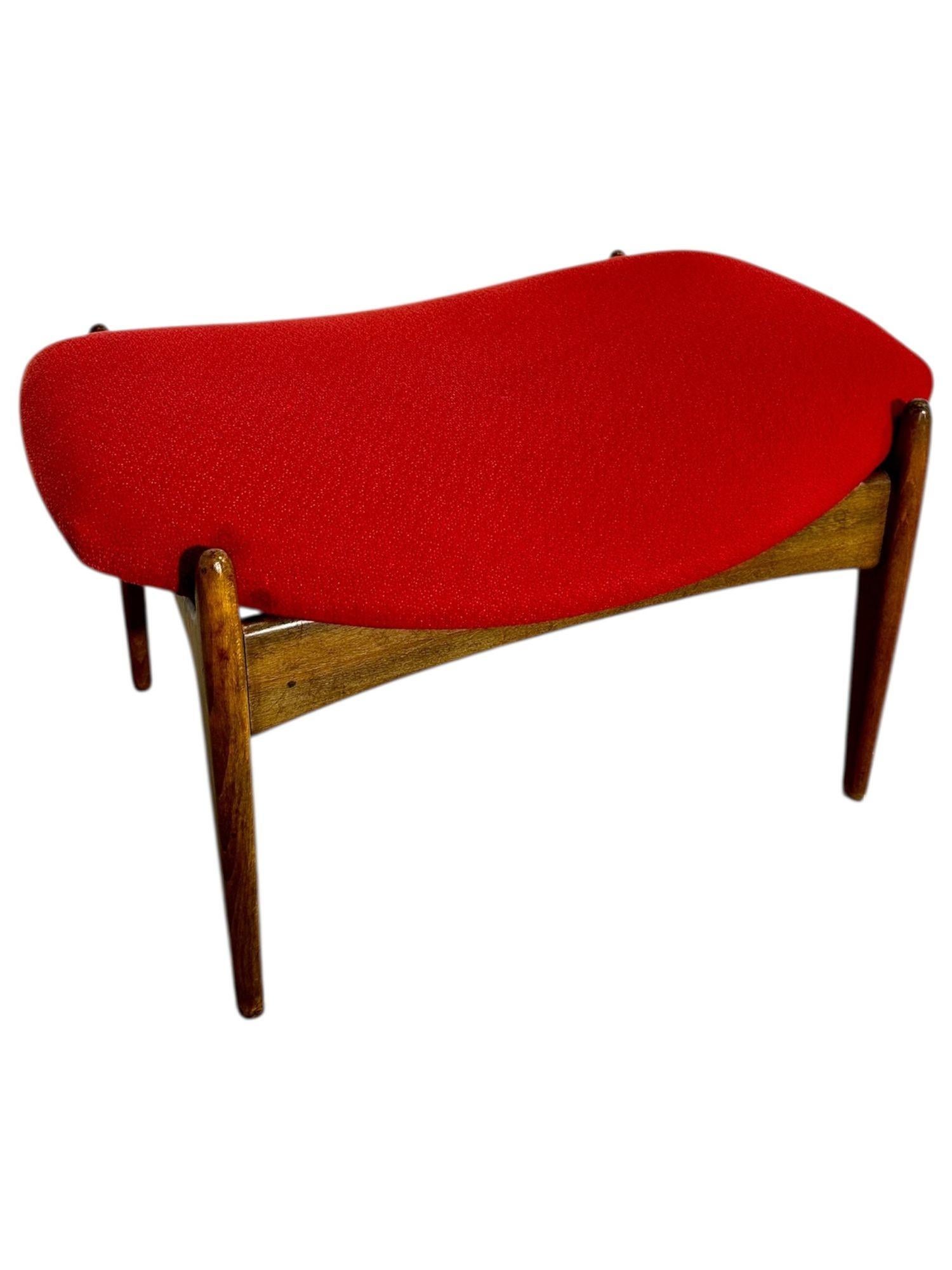 Ib Kofod-Larsen Lounge Chair and Ottoman, Denmark 1960 For Sale 2