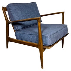 Vintage Ib Kofod-Larsen Lounge Chair by  Selig... Classic Danish Modern,  DENMARK