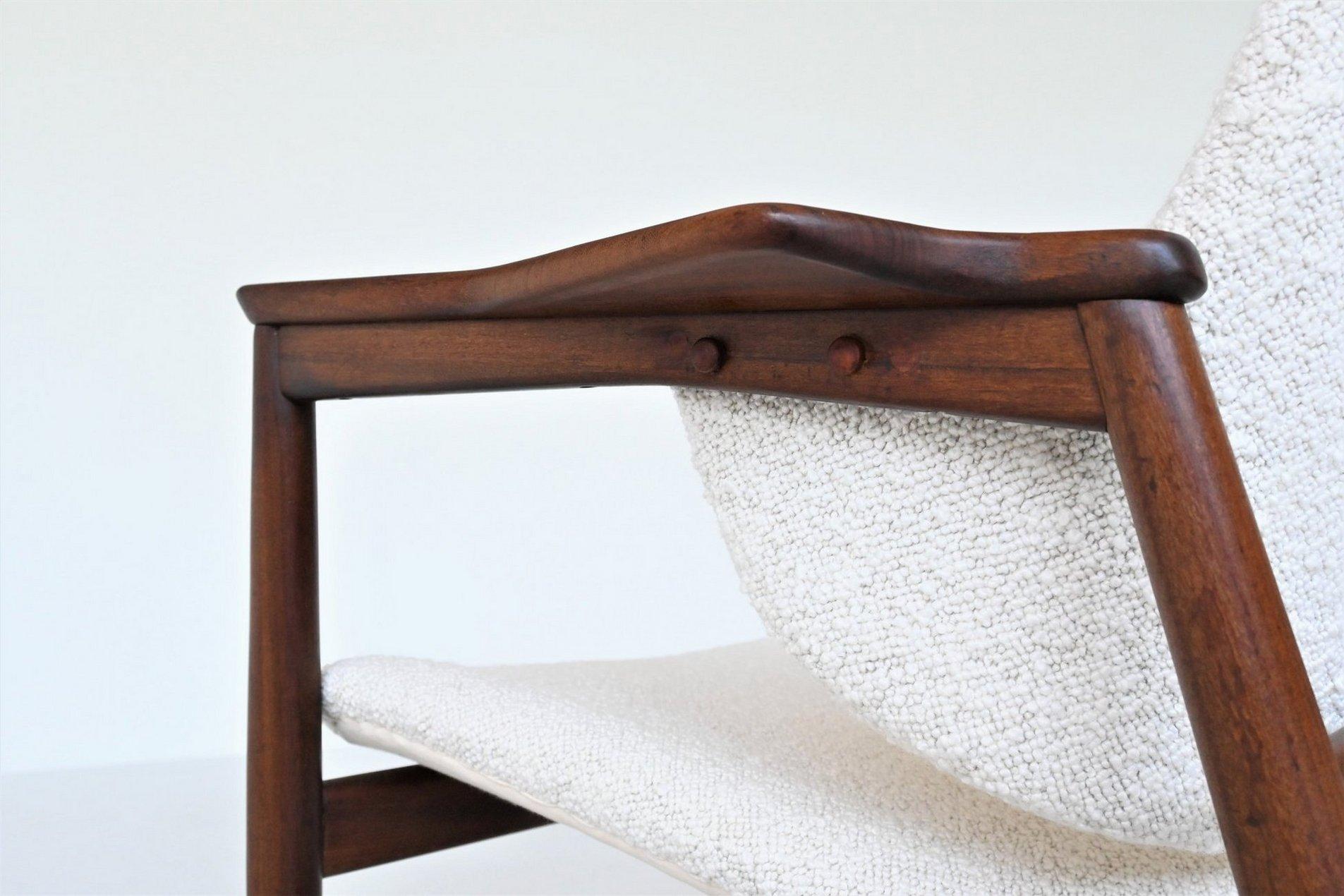 IB Kofod Larsen lounge chair Christensen and Larsen Denmark 1953 im Angebot 9