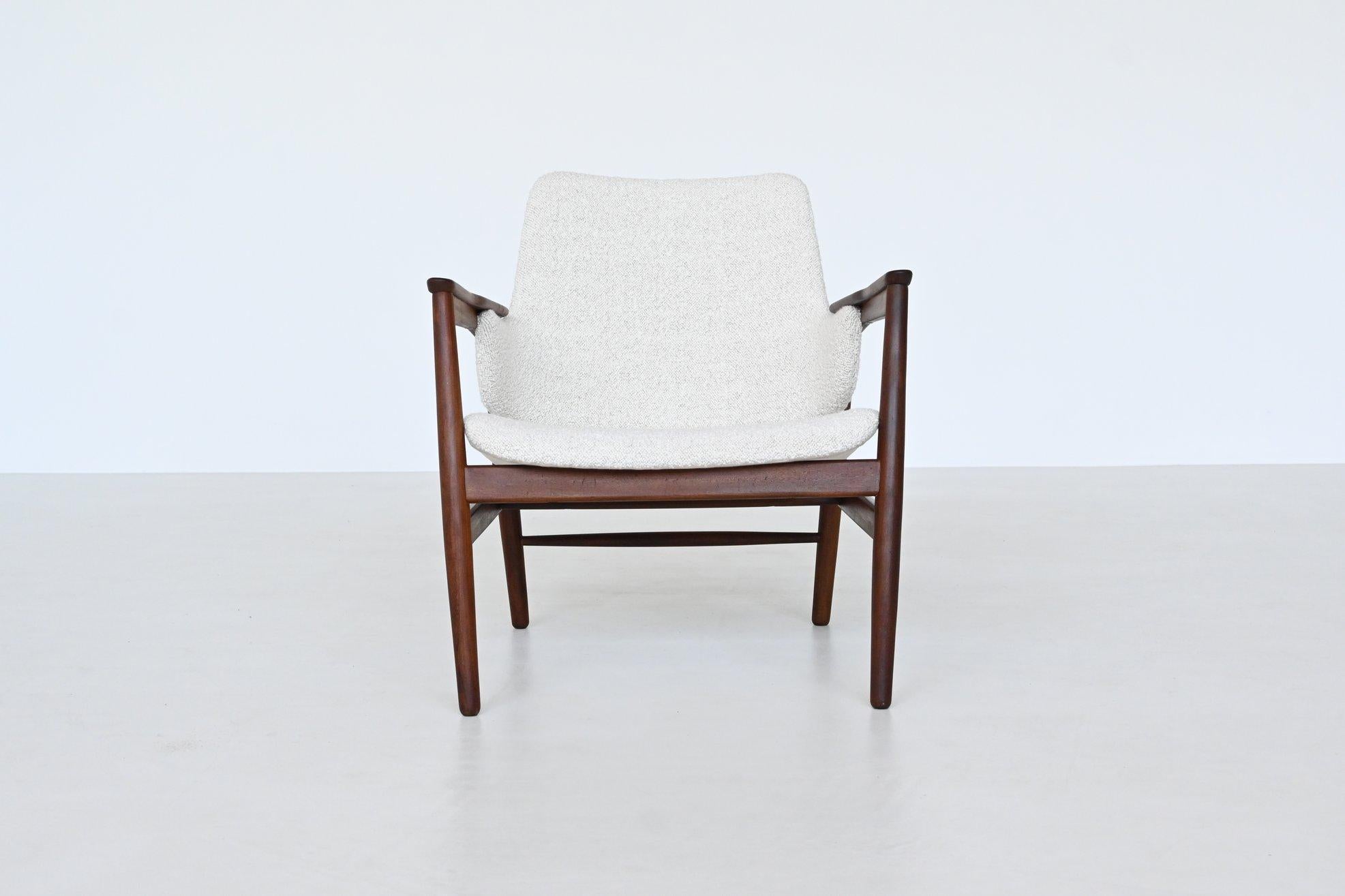 Mid-Century Modern IB Kofod Larsen lounge chair Christensen & Larsen Denmark 1953 For Sale