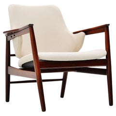 Ib Kofod-Larsen Lounge Chair Christensen & Larsen, Danimarca, 1953