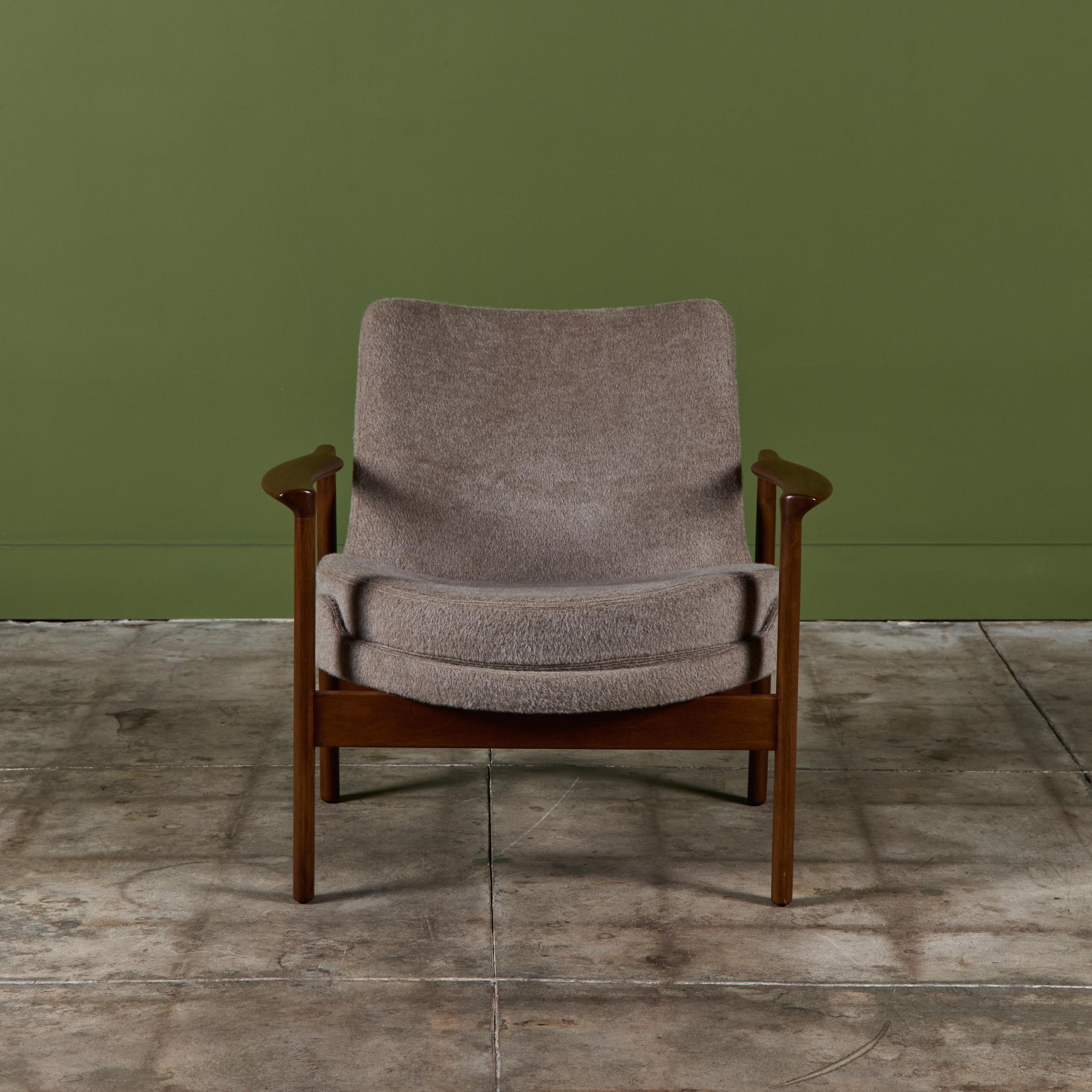 Mid-Century Modern Ib Kofod-Larsen Lounge Chair For Sale