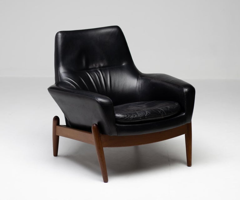 Danish Ib Kofod Larsen Lounge Chair