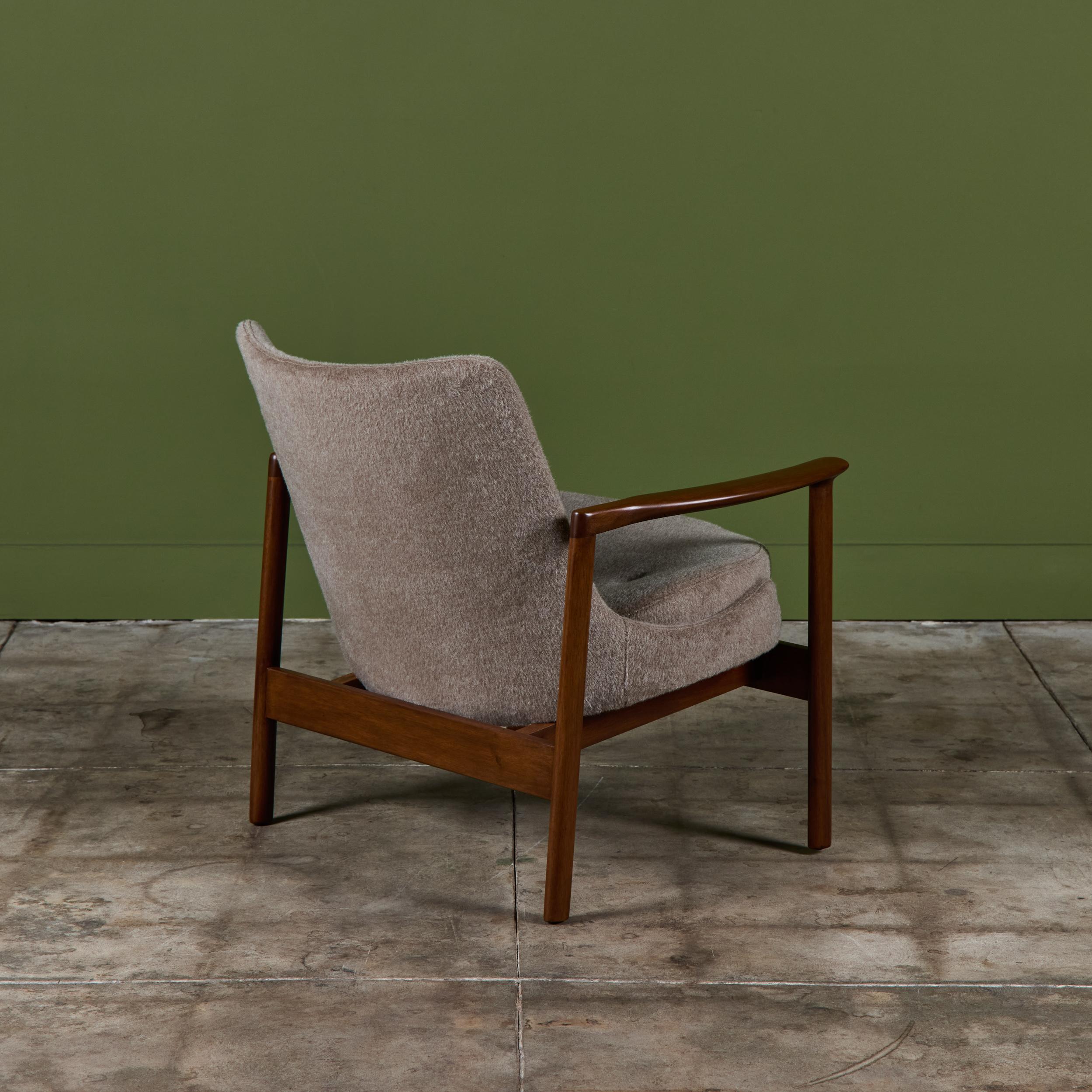 Mid-20th Century Ib Kofod-Larsen Lounge Chair For Sale