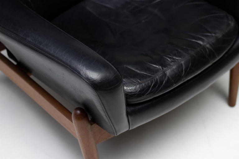 Ib Kofod Larsen Lounge Chair In Fair Condition In Dronten, NL