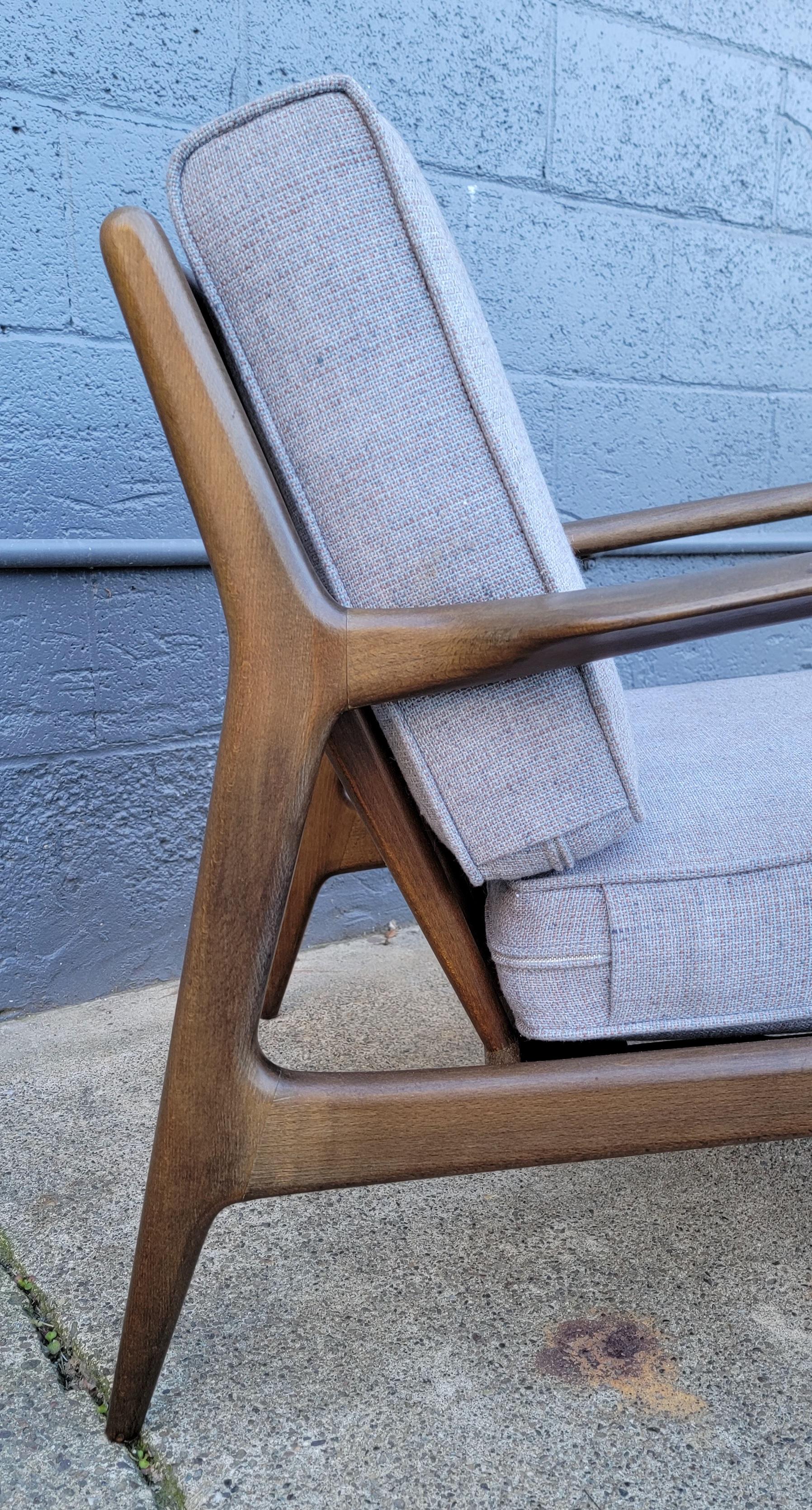 Fabric Ib Kofod-Larsen Lounge Chair
