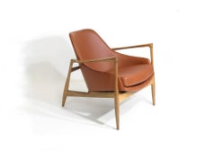 Ib Kofod Larsen Lounge Chair in Leather