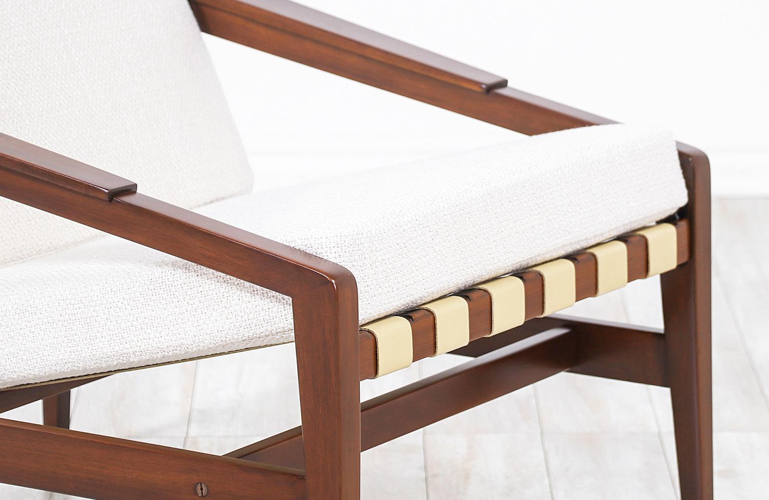 Fabric Ib Kofod-Larsen Lounge Chair Selig
