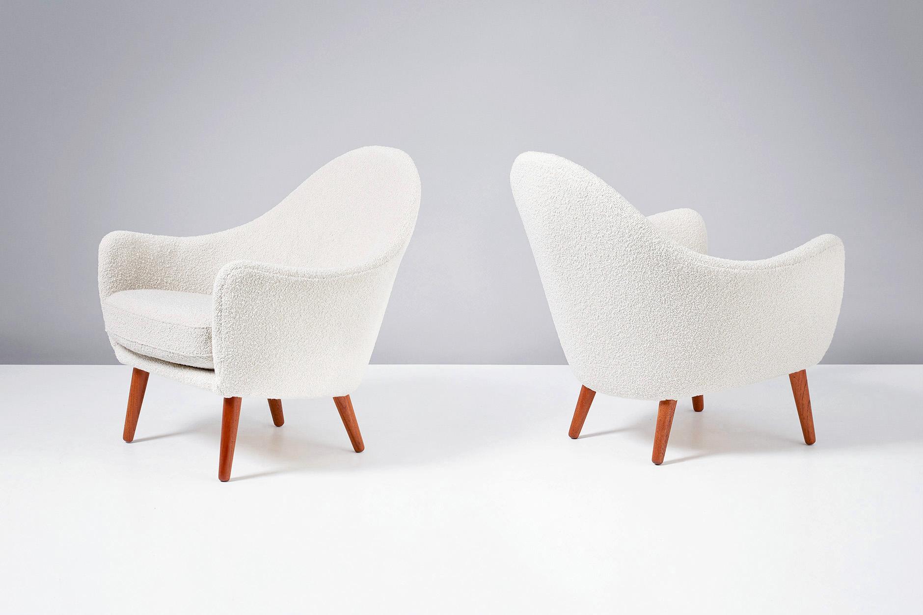 Danish Ib Kofod-Larsen attributed, Lounge Chairs, circa 1960