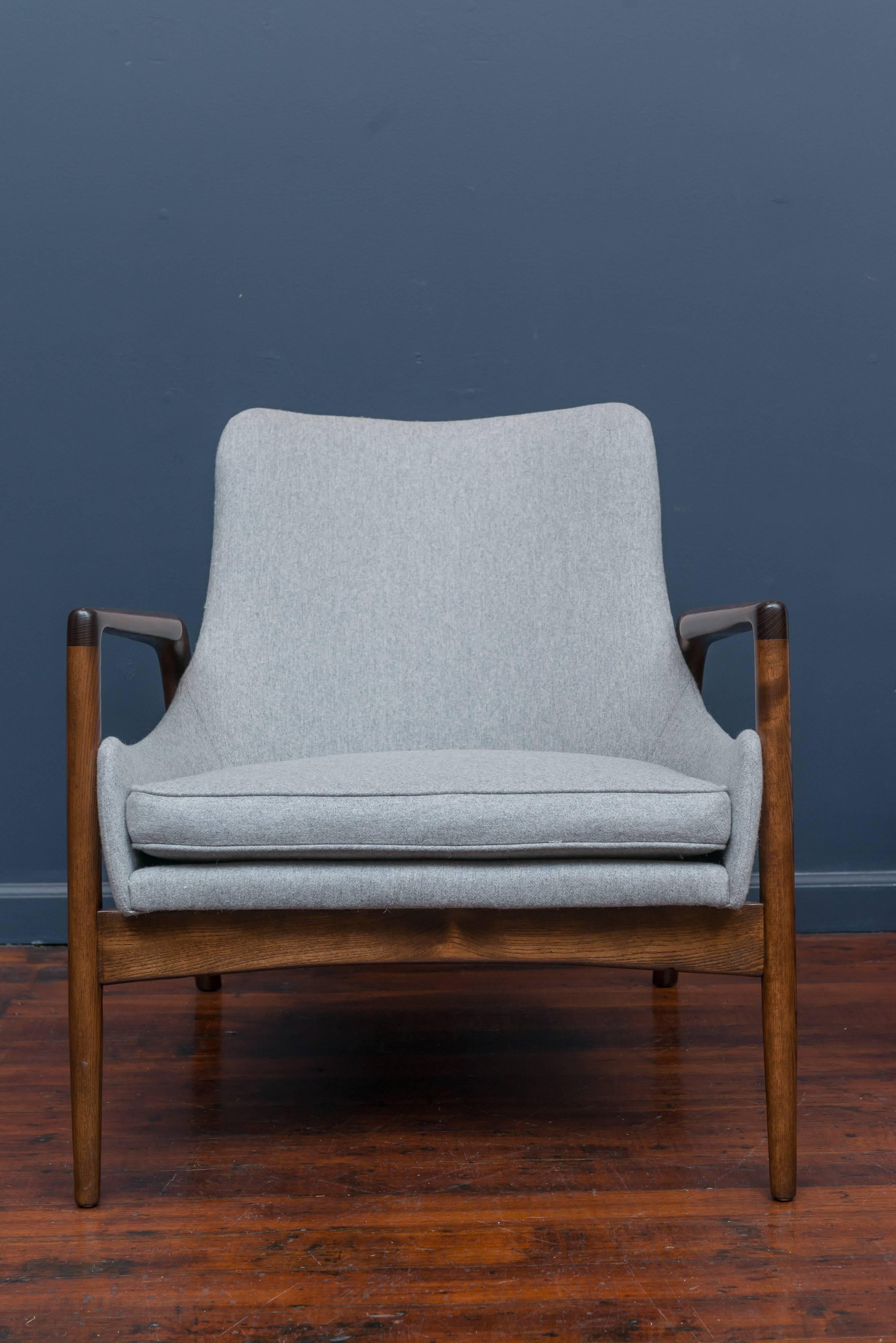 Oak Ib Kofod-Larsen Lounge Chairs