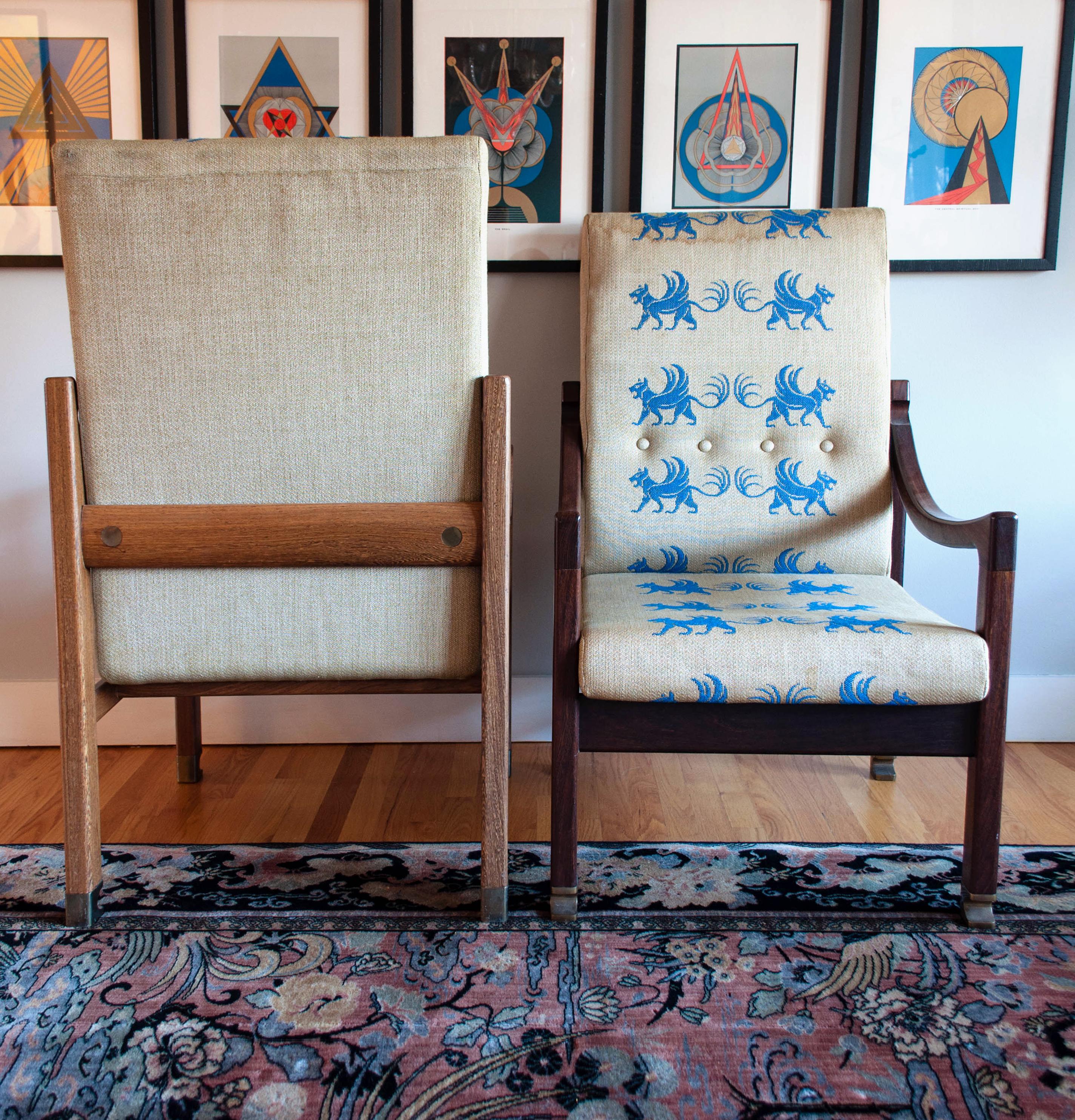 Israeli Ib Kofod-Larsen Megiddo Lounge Chair, a Pair For Sale