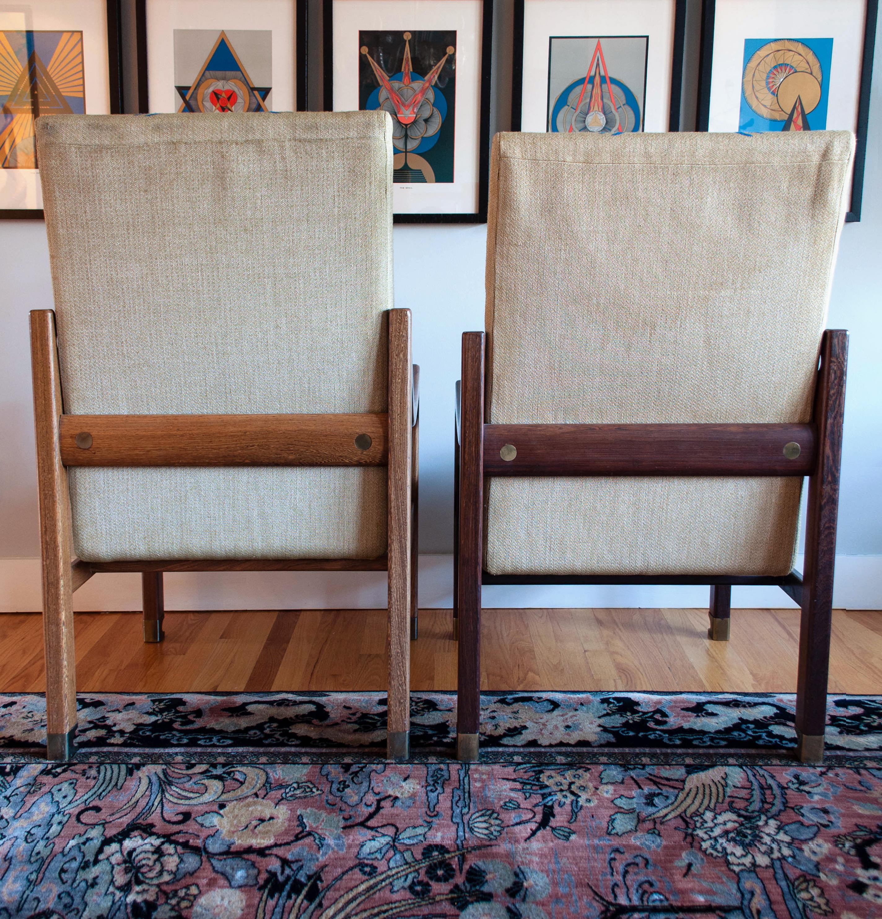 Ib Kofod-Larsen Megiddo Lounge Chair, a Pair In Good Condition For Sale In Bridport, CT