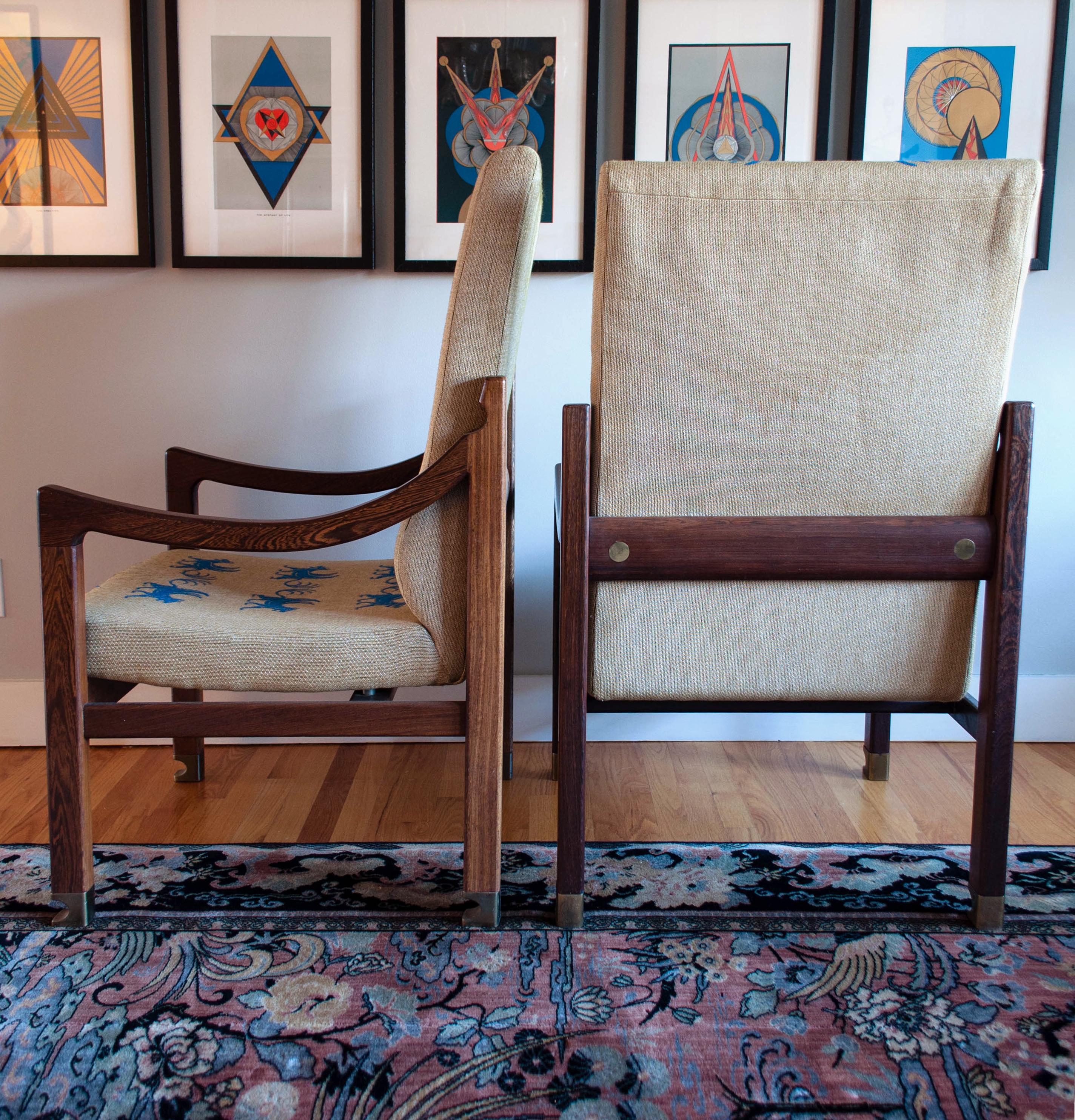 Late 20th Century Ib Kofod-Larsen Megiddo Lounge Chair, a Pair For Sale