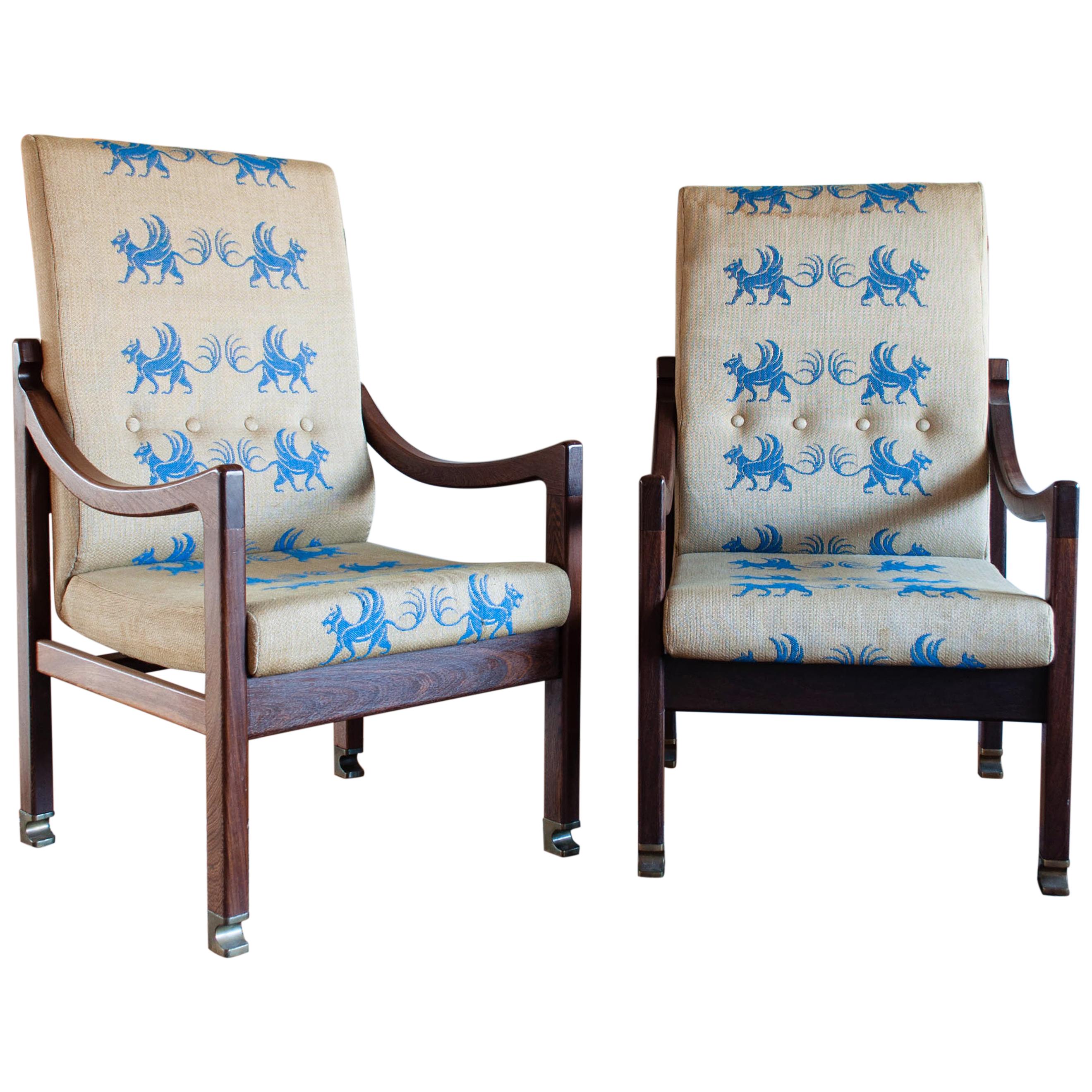 Ib Kofod-Larsen Megiddo Lounge Chair, a Pair For Sale