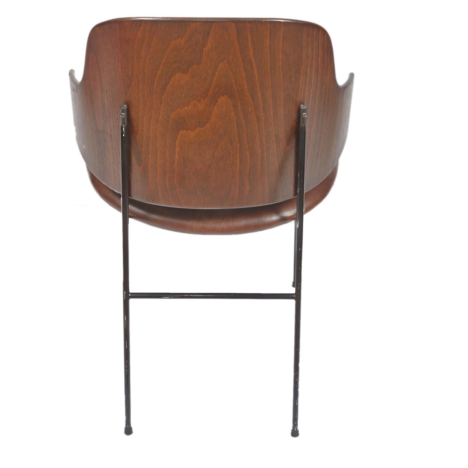 Machine-Made Ib Kofod-Larsen Mid-Century Modern Penguin Chair For Sale