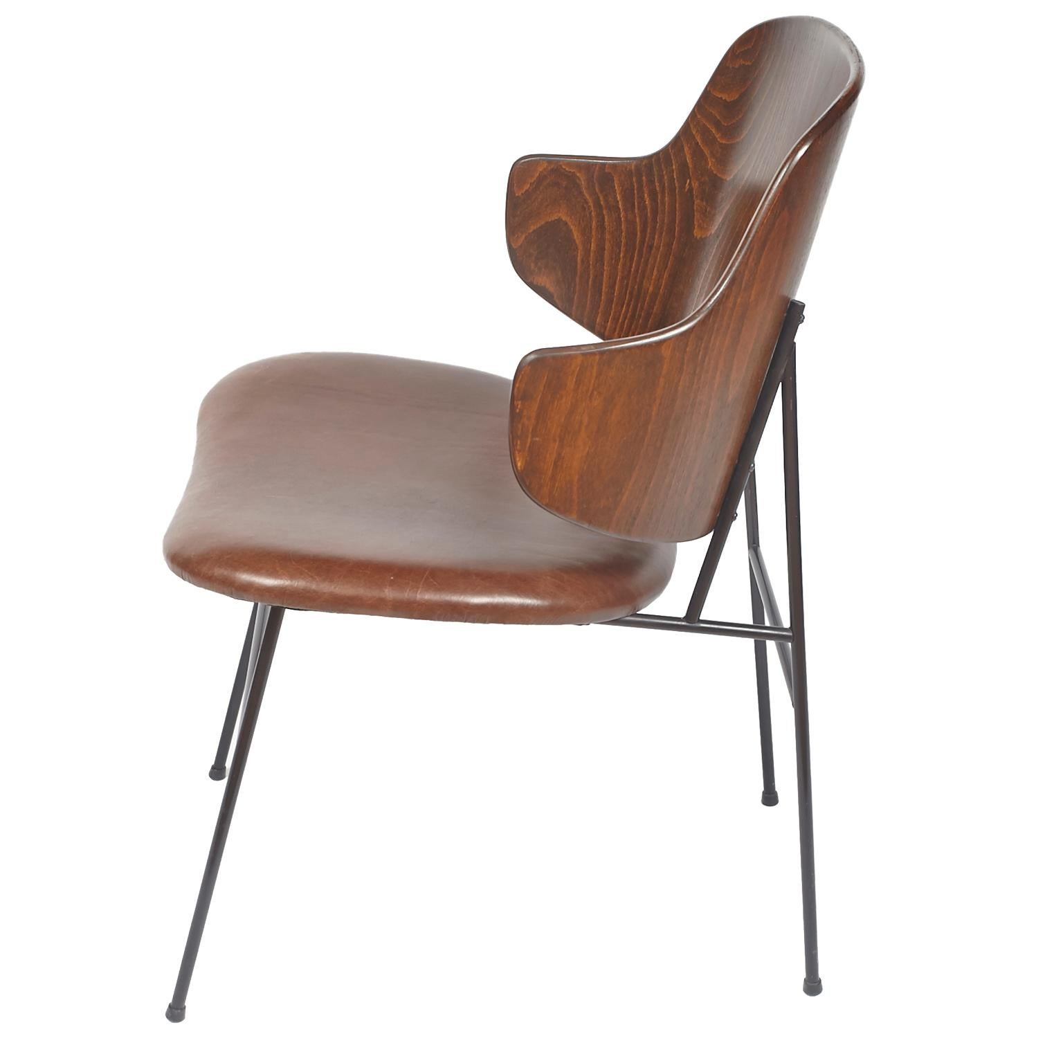 19th Century Ib Kofod-Larsen Mid-Century Modern Penguin Chair For Sale