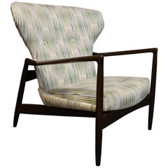 IB Kofod-Larsen Midcentury Danish Wingback Lounge Chair