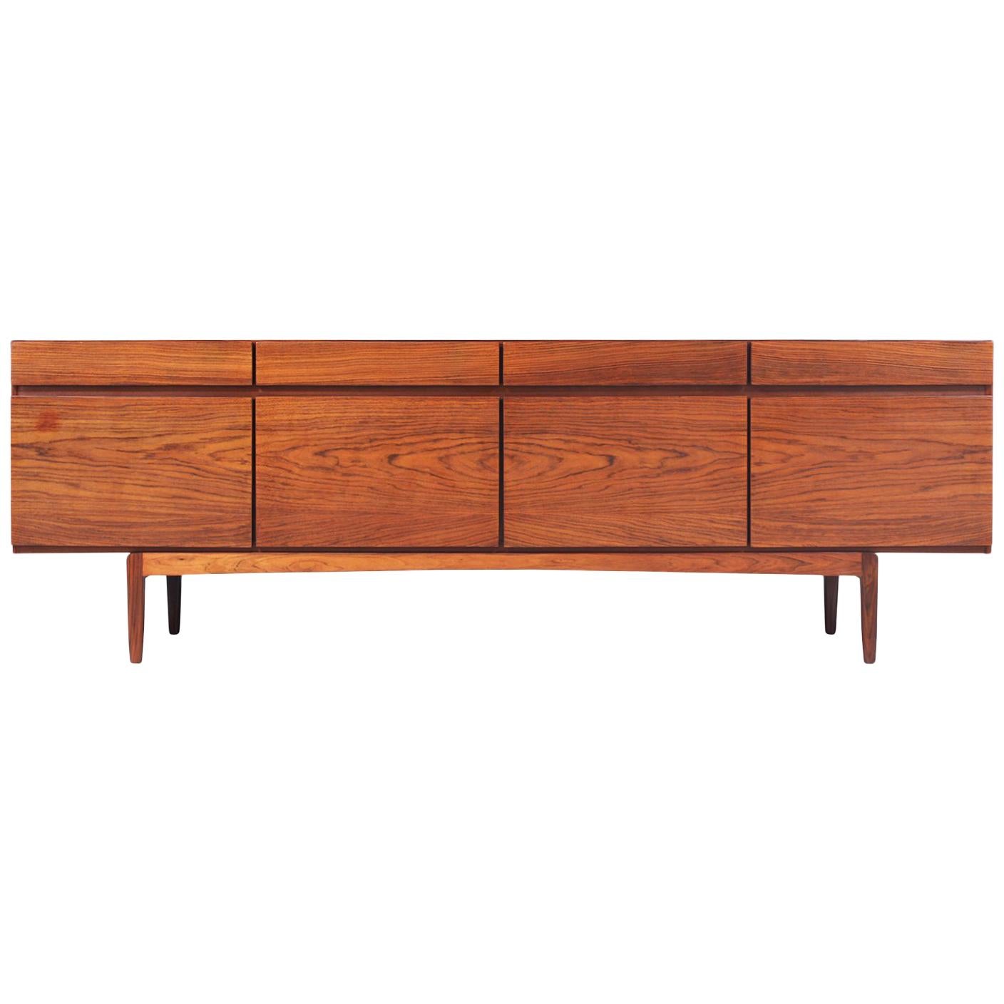 Ib Kofod-Larsen Model-66 Rosewood Credenza for Faarup Møbelfabrik