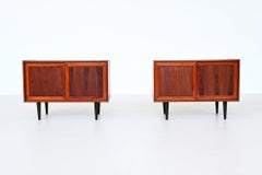 IB Kofod-Larsen pair of cabinets in rosewood Faarup Denmark 1960