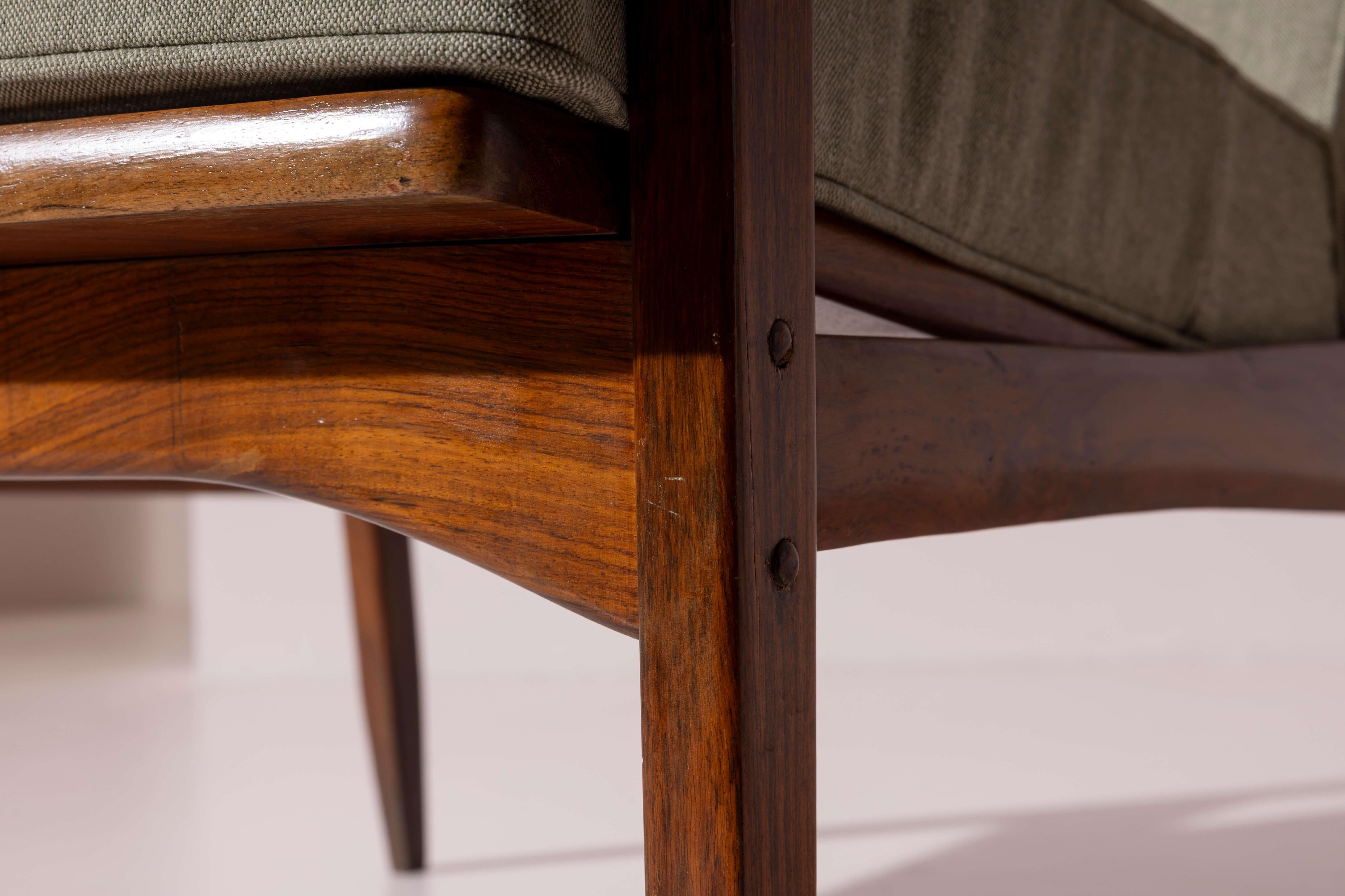 Ib Kofod-Larsen, paire de fauteuils Canditate, Danemark, années 1950 en vente 1