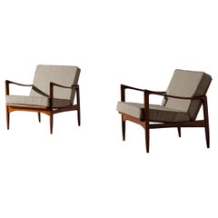 Coppia di poltrone Canditate di Ib Kofod-Larsen, Danimarca, anni '50
