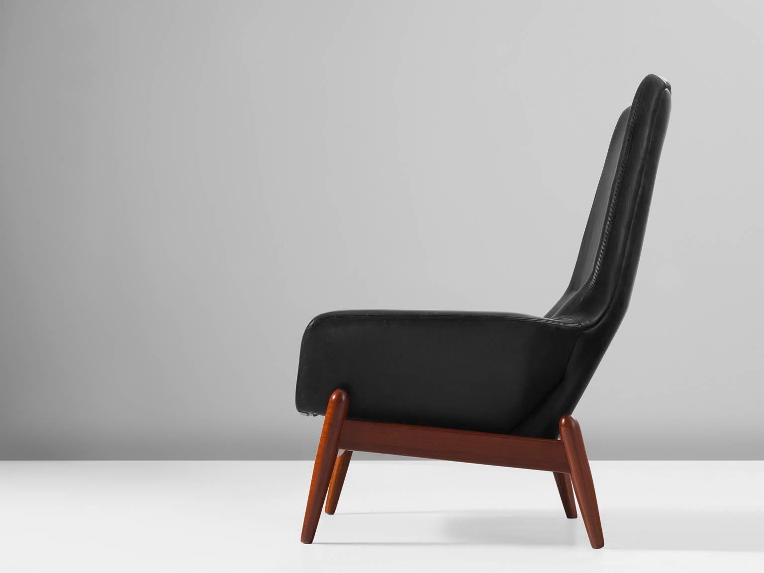 Danish Ib Kofod-Larsen PD30 Lounge Chair in Teak