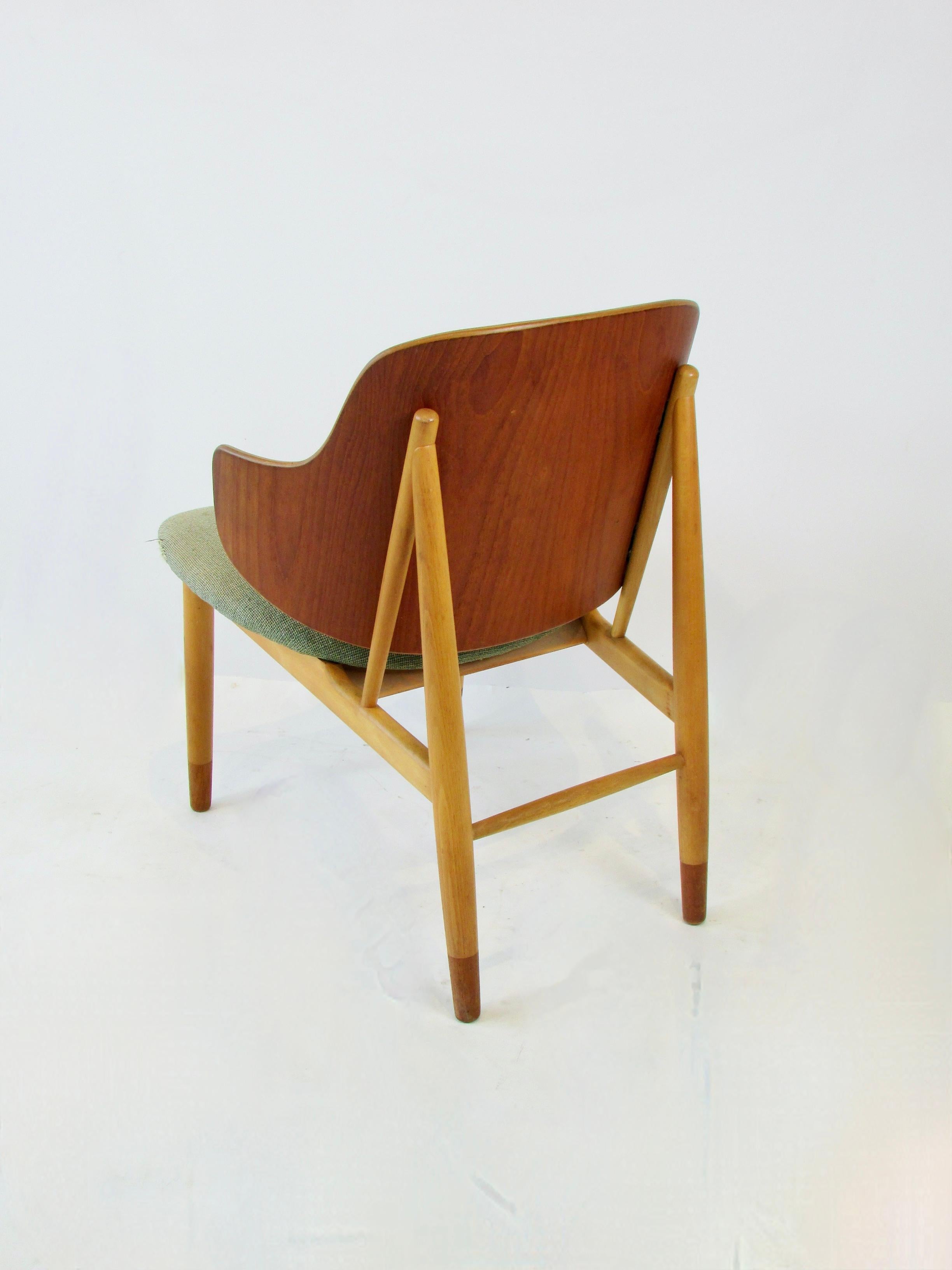 20th Century Ib Kofod-Larsen Penguin chair for Christiansen and Larsen Denmark 1955 For Sale