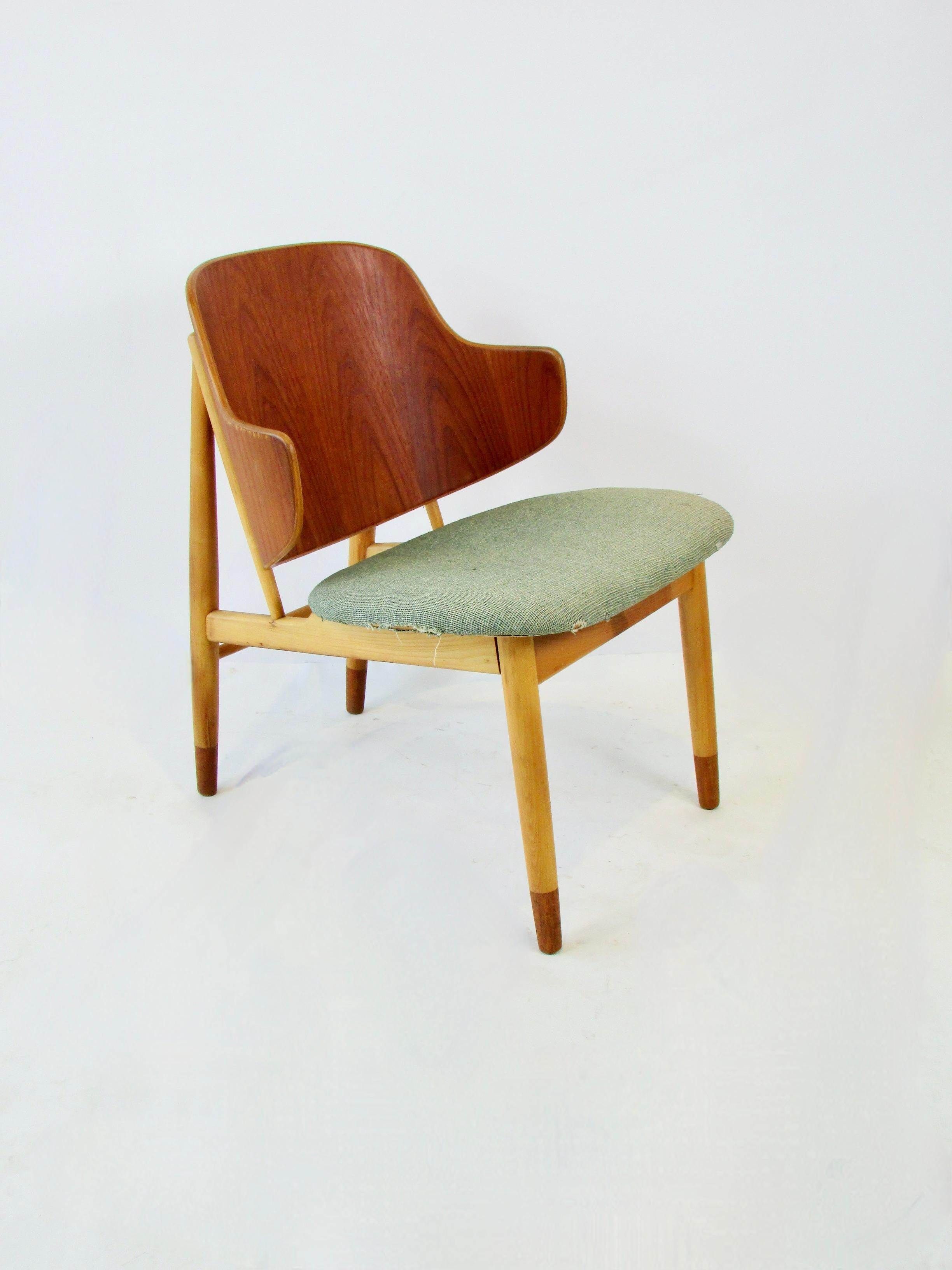 Ib Kofod-Larsen Penguin-Stuhl für Christiansen und Larsen Dänemark 1955 im Angebot 4